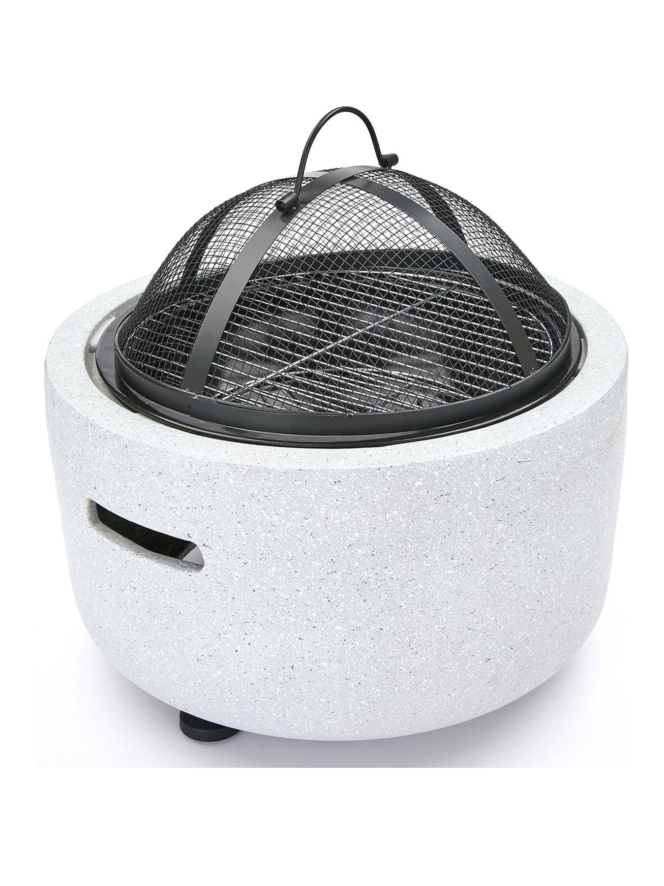  image of the-very-collection-clay-effect-mgo-fire-pit-45cm