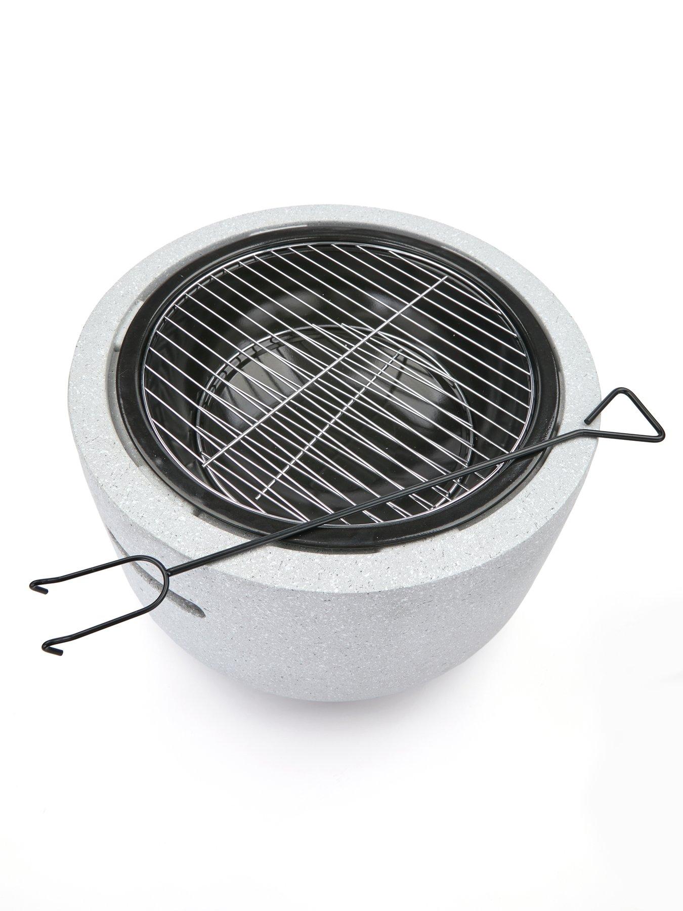  image of the-very-collection-clay-effect-mgo-fire-pit-45cm