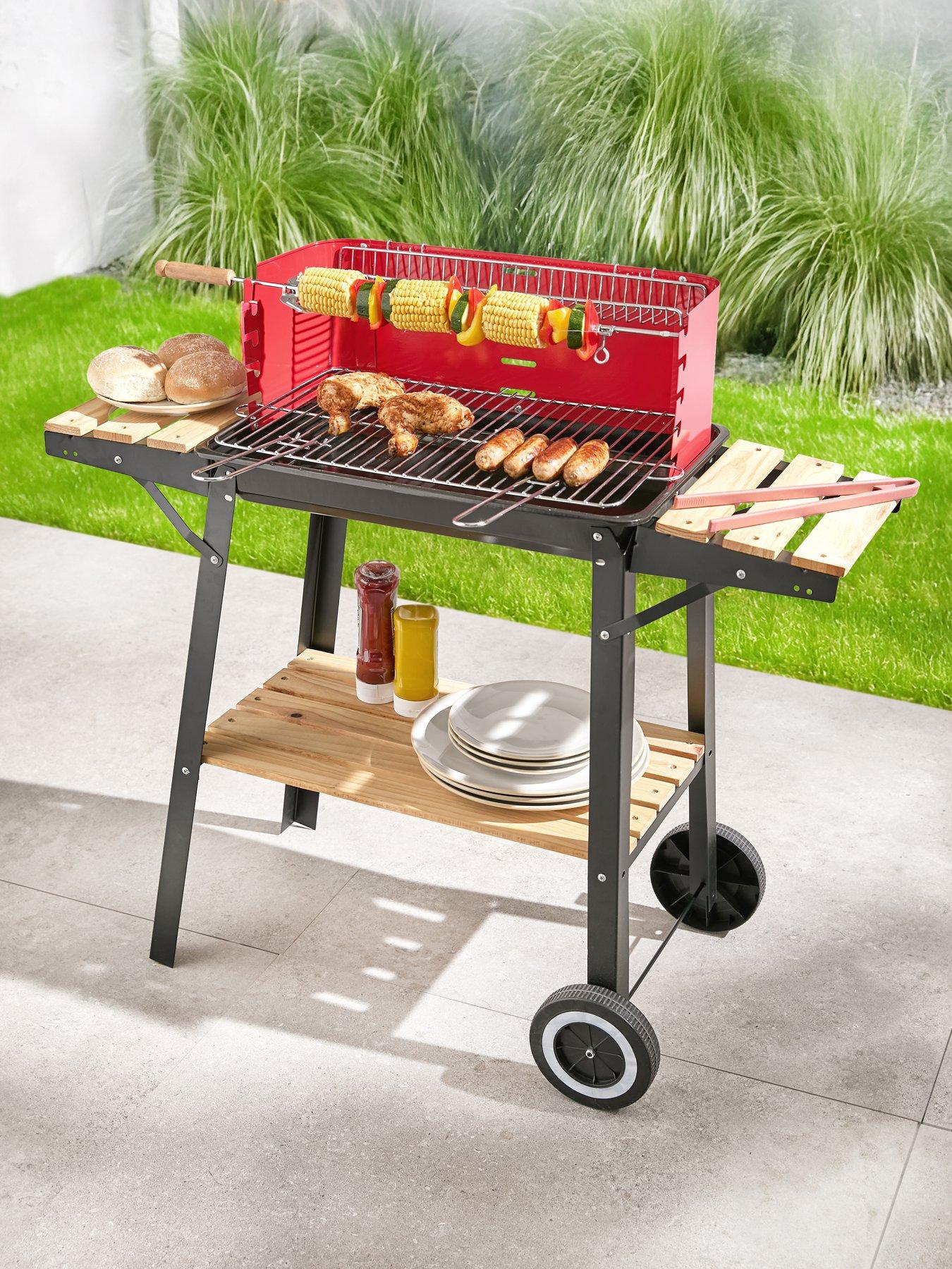 The Very Collection Charcoal Trolley BBQ