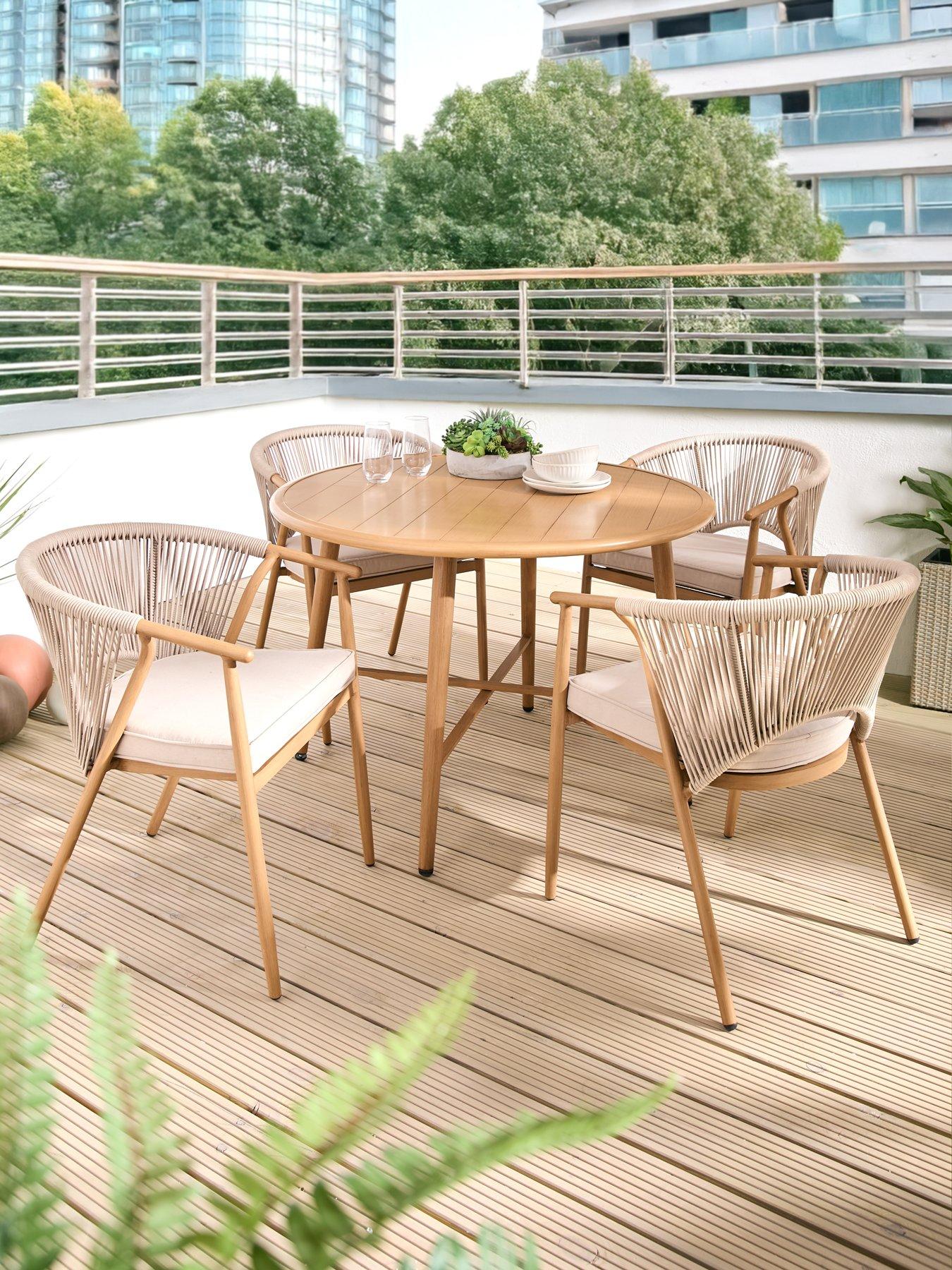 Image 1 of 7 of Very Home Cancun 4 Seater Dining Set