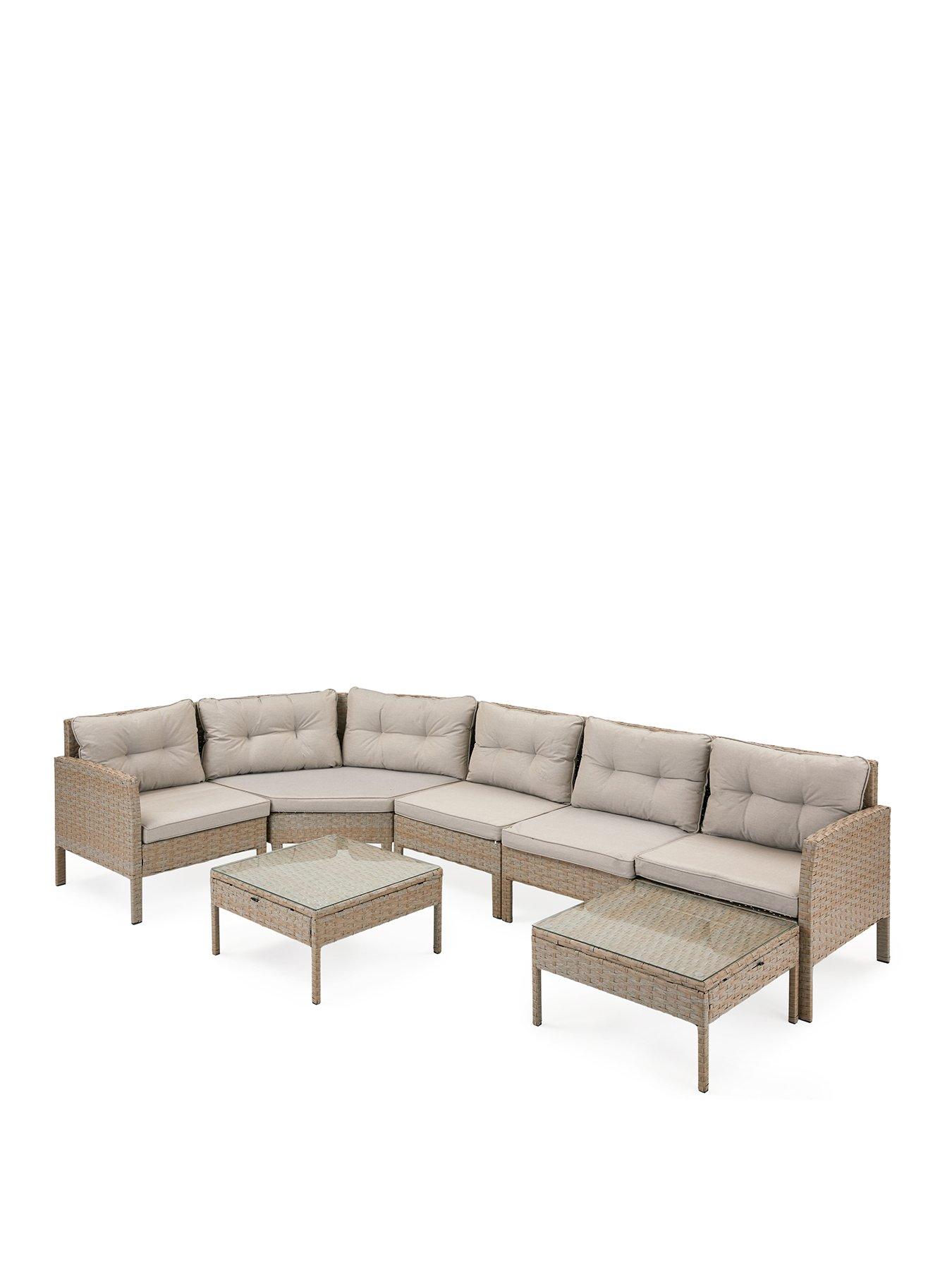  image of very-home-sahara-8-piece-multi-position-corner-set