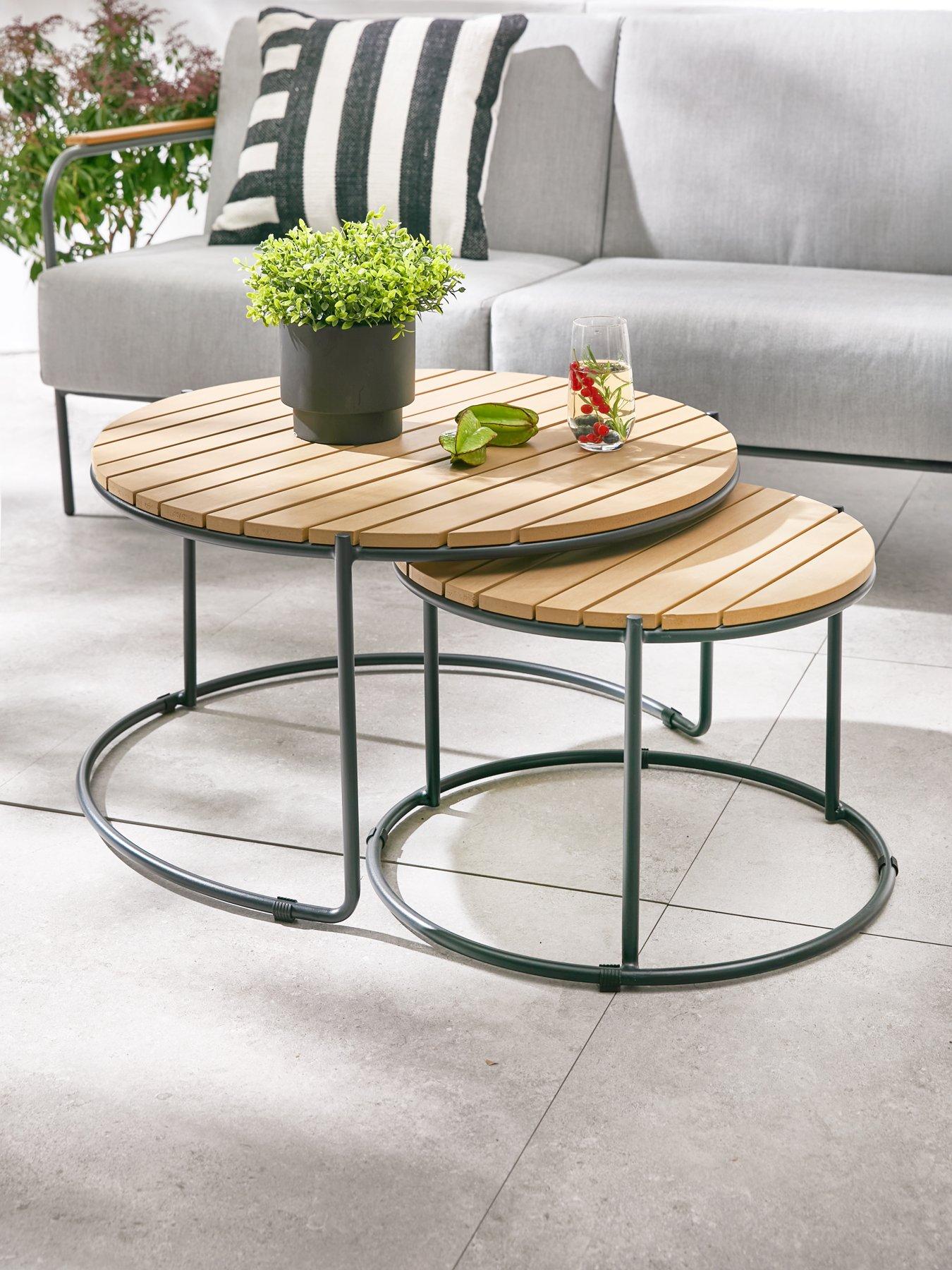 Image 1 of 5 of Very Home Harbour Set of&nbsp;2 Nested Tables (Polywood)