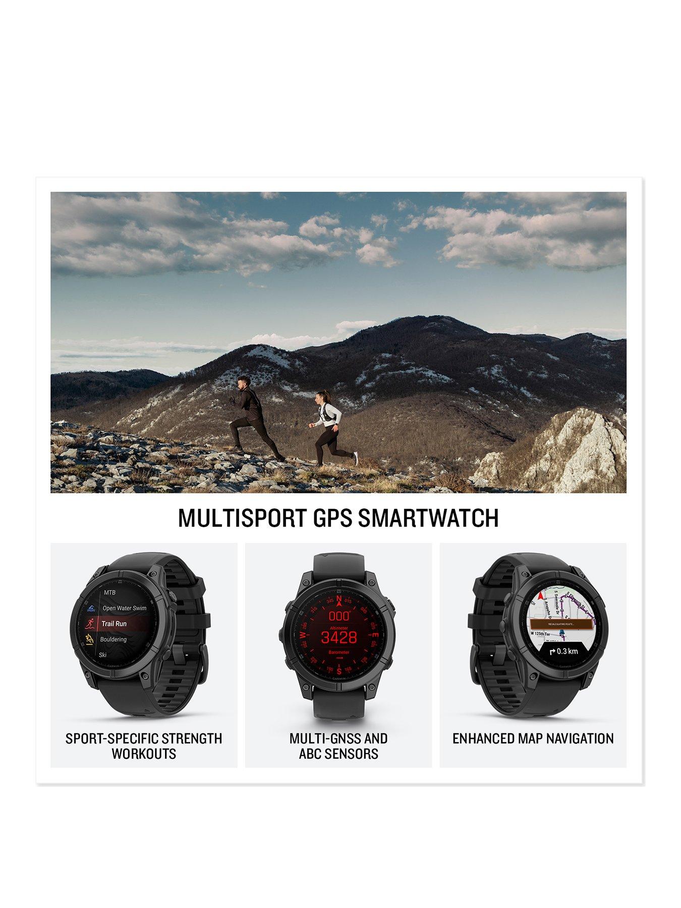 Image 2 of 7 of Garmin fenix E Smartwatch -&nbsp;Slate Gray