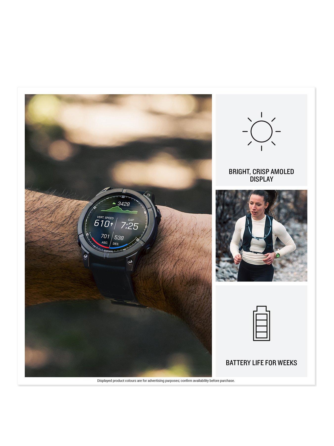 Image 3 of 7 of Garmin fenix E Smartwatch -&nbsp;Slate Gray