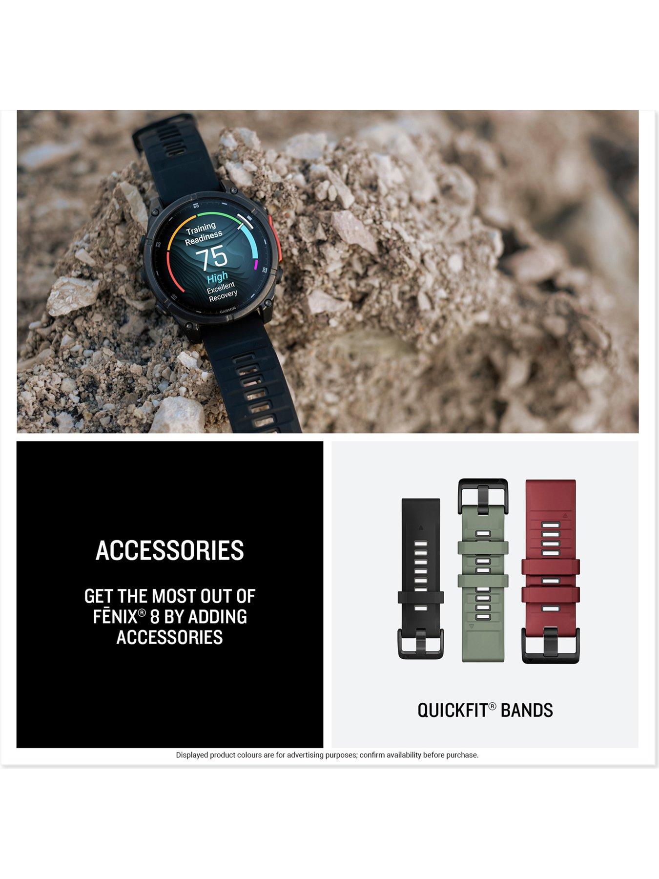  image of garmin-fenix-8-43-mm-amoled-silver-with-whitestone-silicone-band