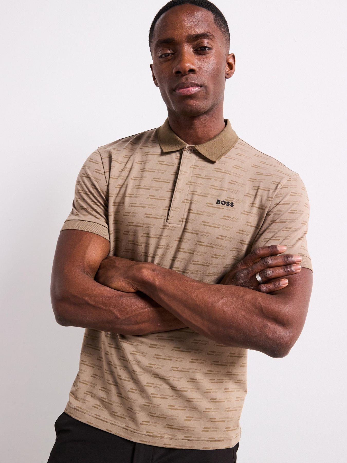 boss-paddy-tape-all-over-print-polo-shirt--khaki