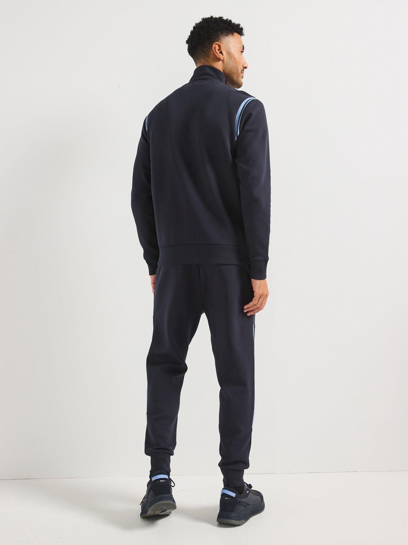  image of boss-regular-fit-zip-thru-tracksuit--navy