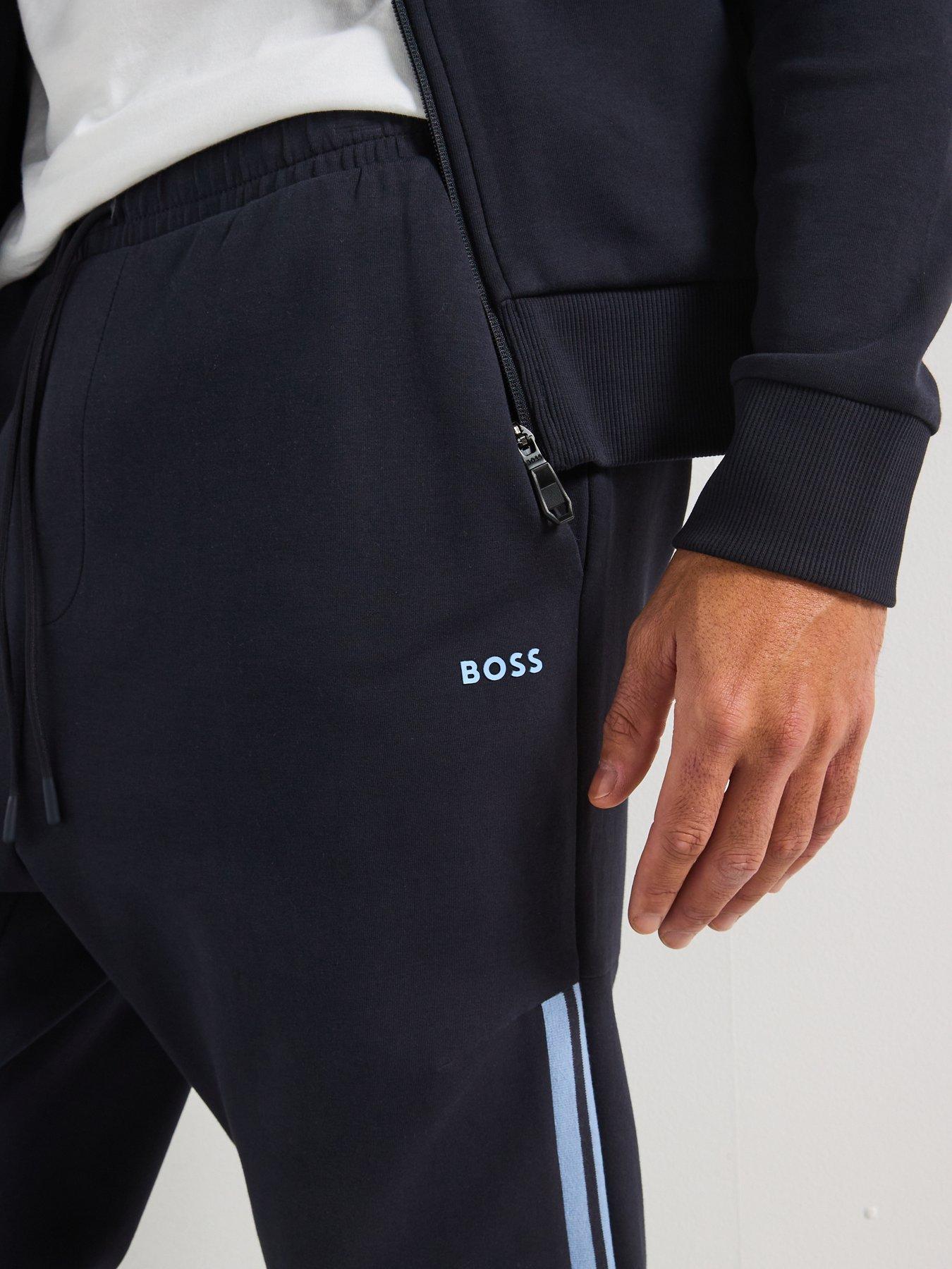  image of boss-regular-fit-zip-thru-tracksuit--navy