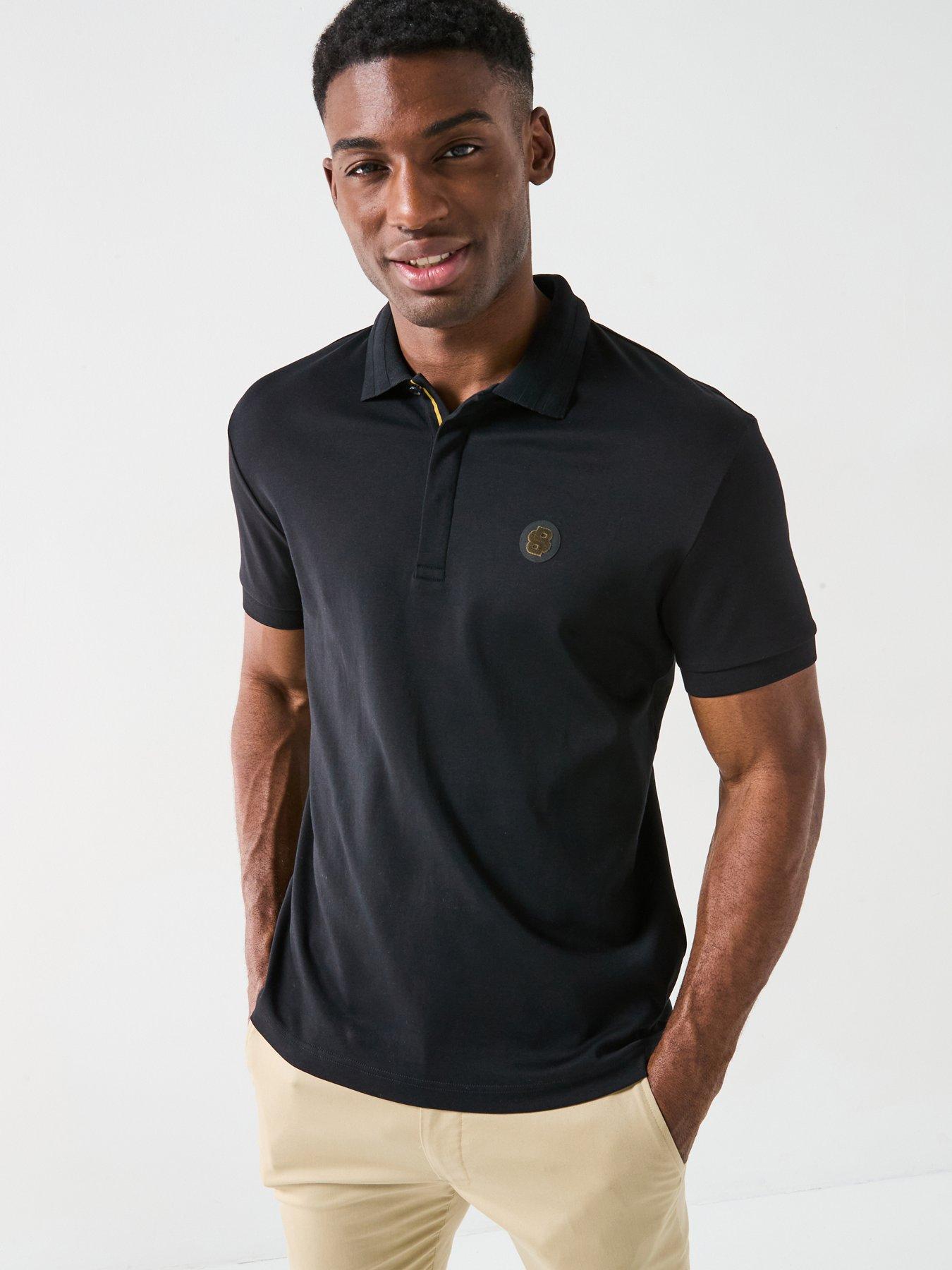 BOSS Paddy Tl Regular Fit Polo Shirt- Black
