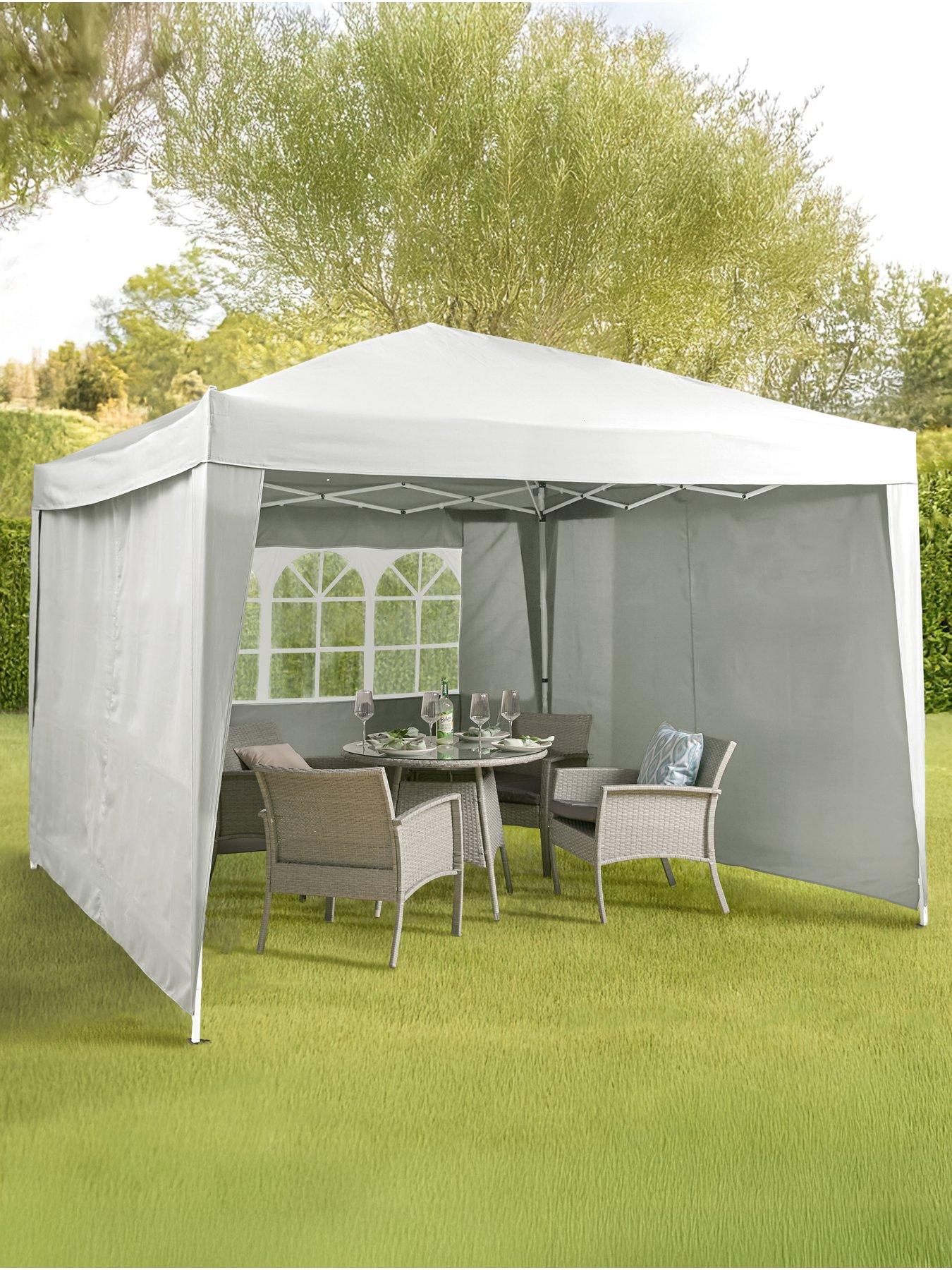 very-home-3-x-3m-pop-up-gazebo-with-3-piece-side-panels-grey