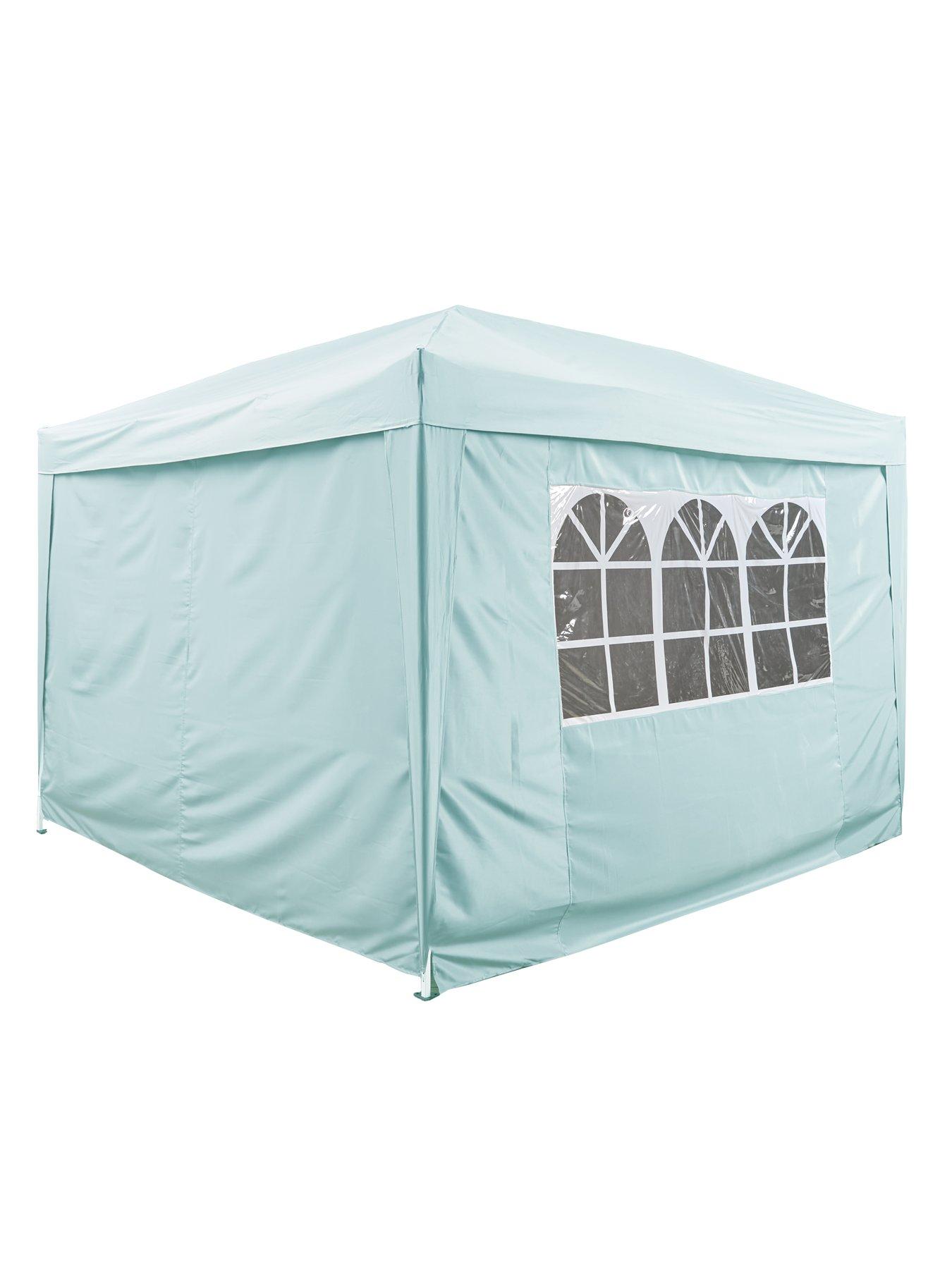  image of very-home-3-x-3m-pop-up-gazebo-with-3-piece-side-panels-blue