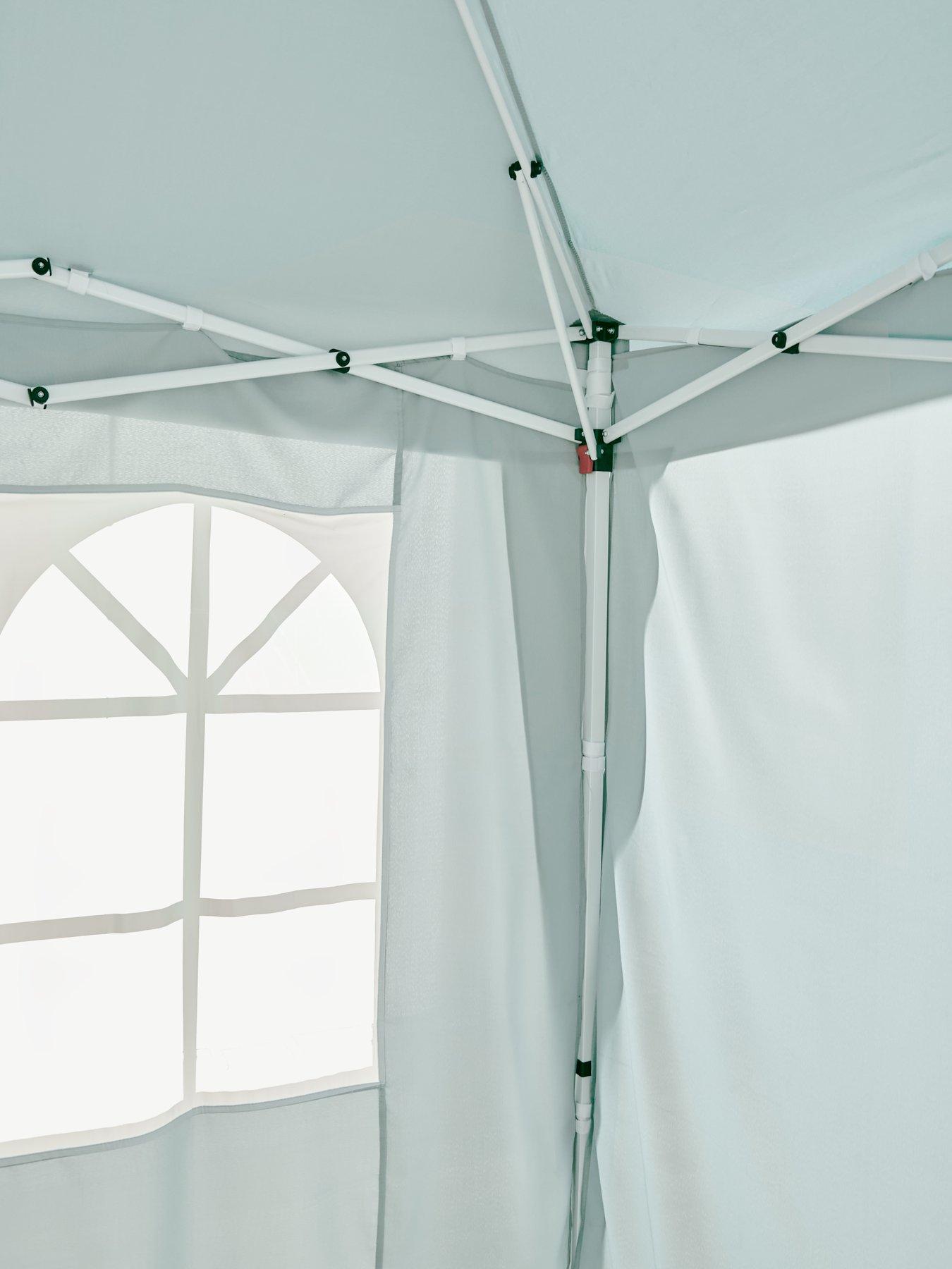  image of very-home-3-x-3m-pop-up-gazebo-with-3-piece-side-panels-blue