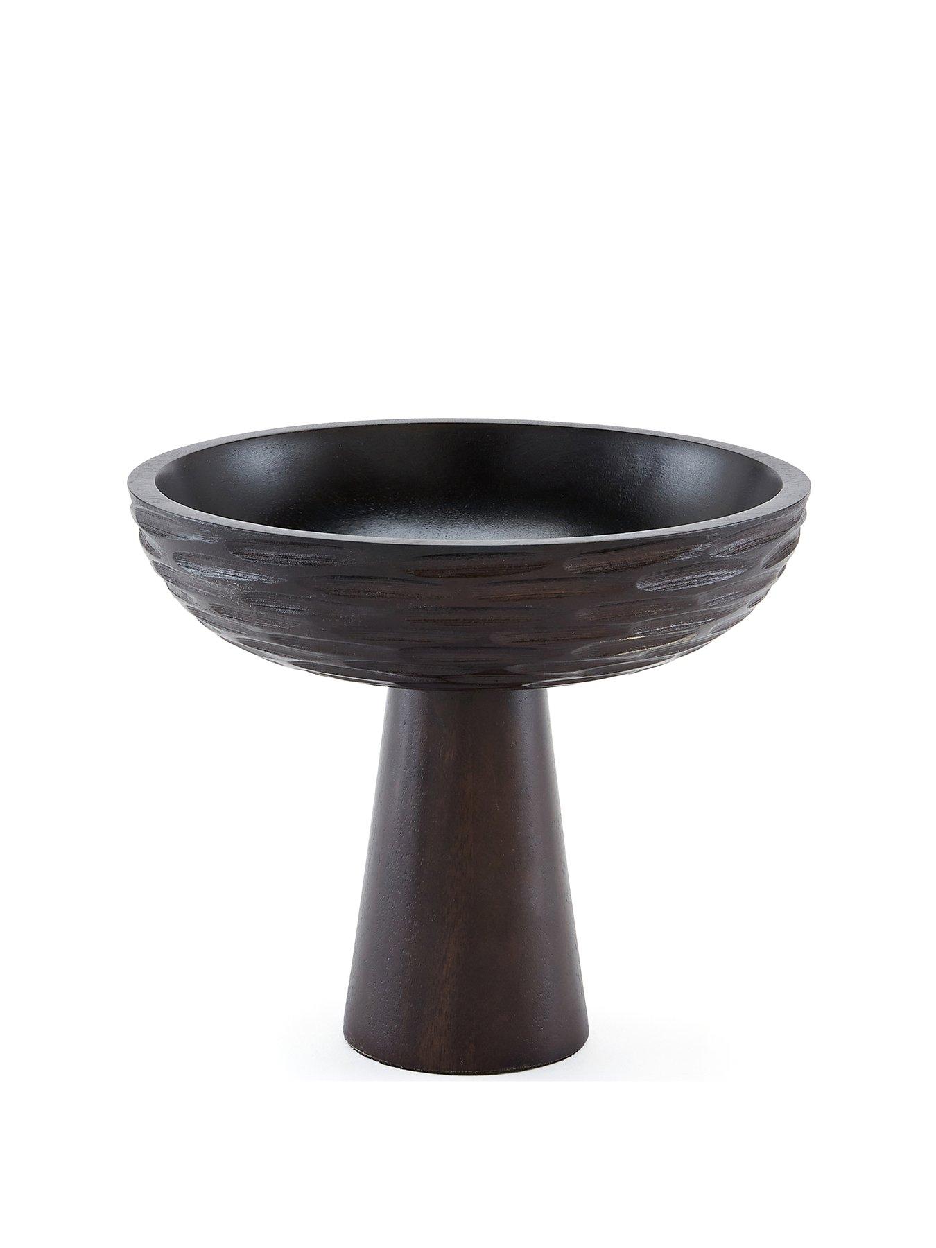  image of very-home-carved-wooden-raised-bowl