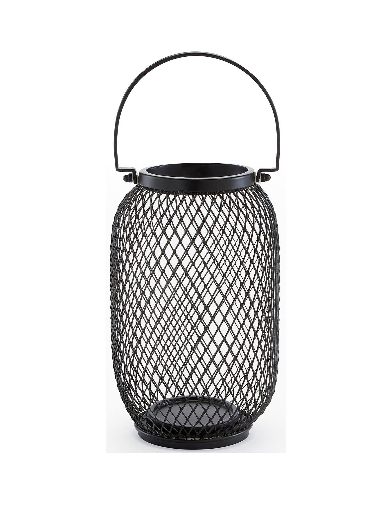 stillFront image of the-very-collection-mesh-metal-lantern