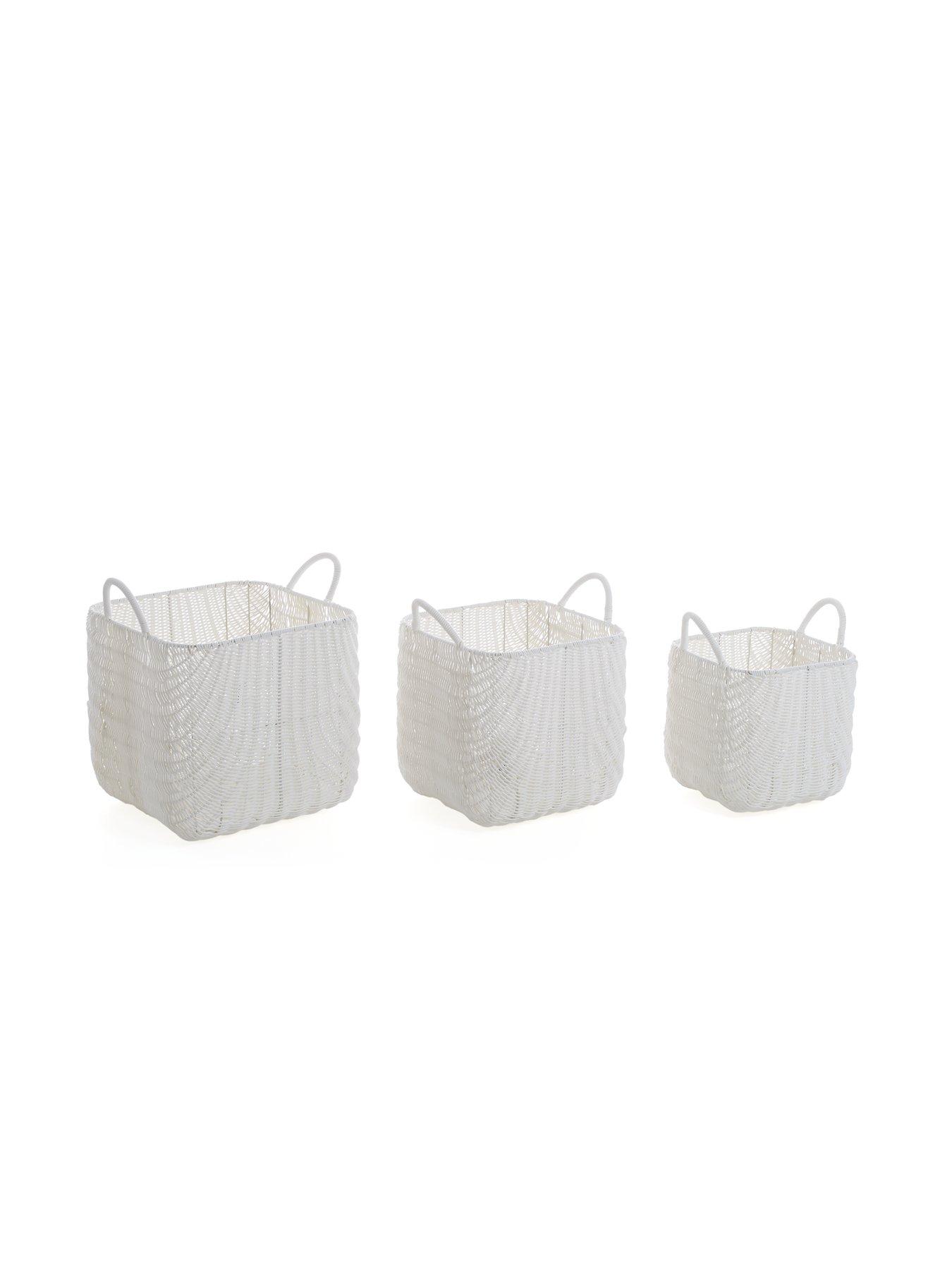 Image 3 of 7 of The Very Collection Square Basket Set 3 - 37/32/27cm
