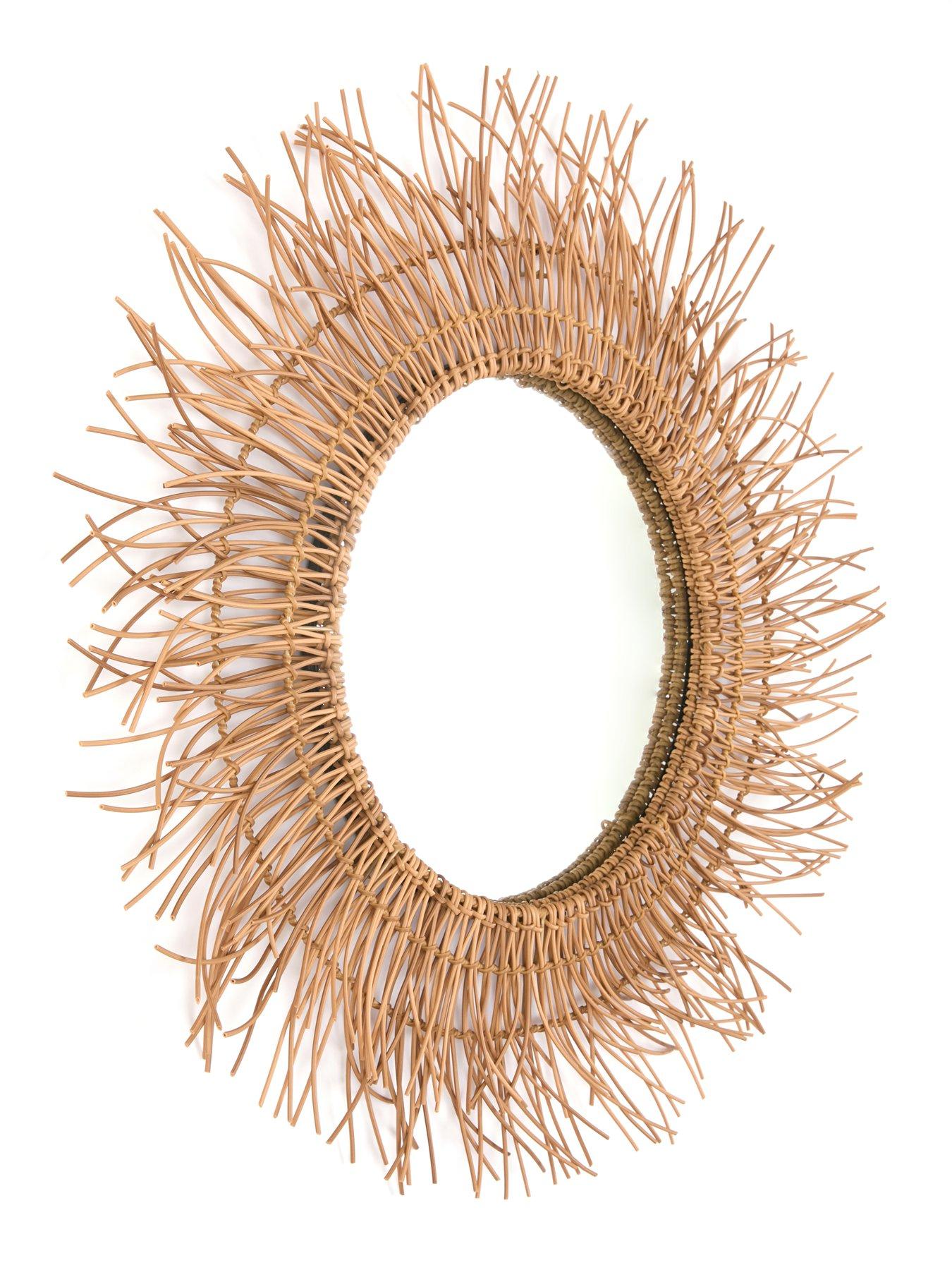 Image 3 of 4 of The Very Collection Round Tassle Mirror 70cm