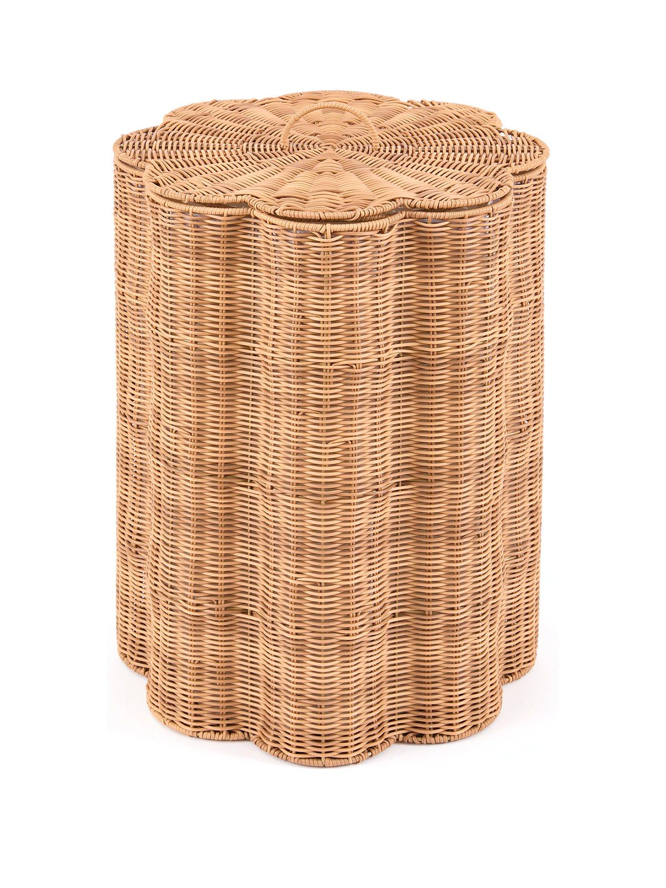  image of the-very-collection-scalloped-laundry-basket