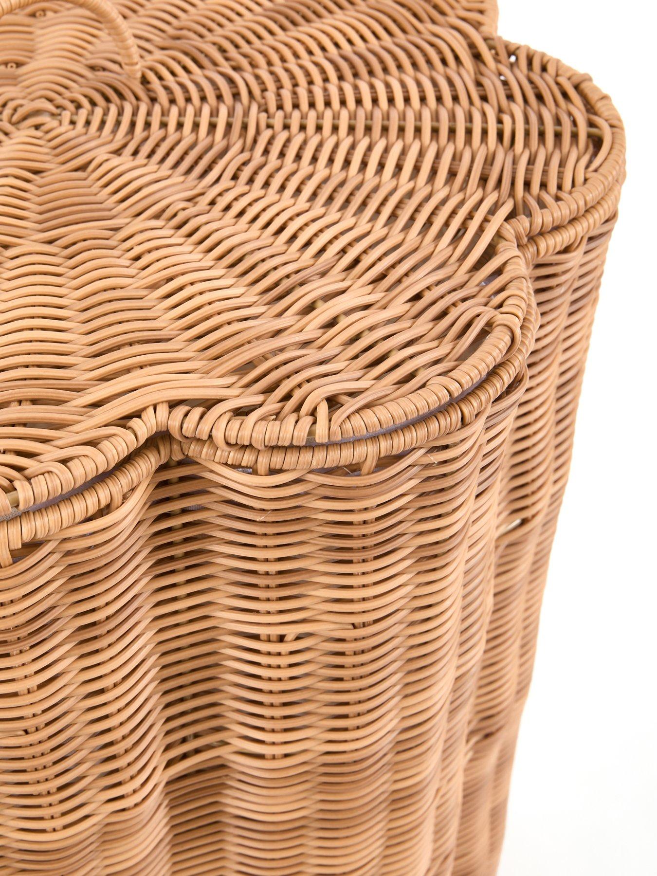  image of the-very-collection-scalloped-laundry-basket