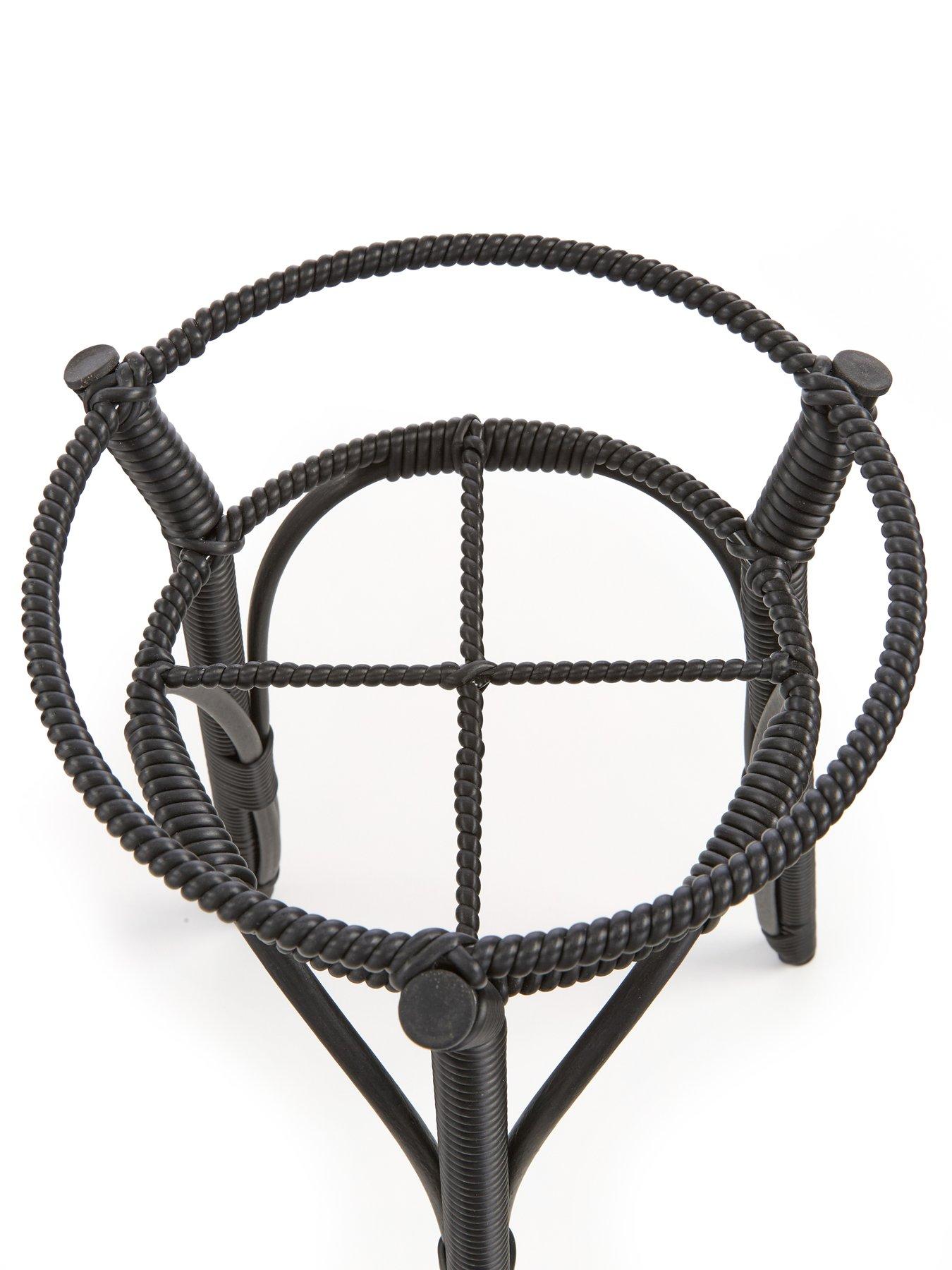 Image 7 of 7 of The Very Collection Tall Poly Rattan Stand
