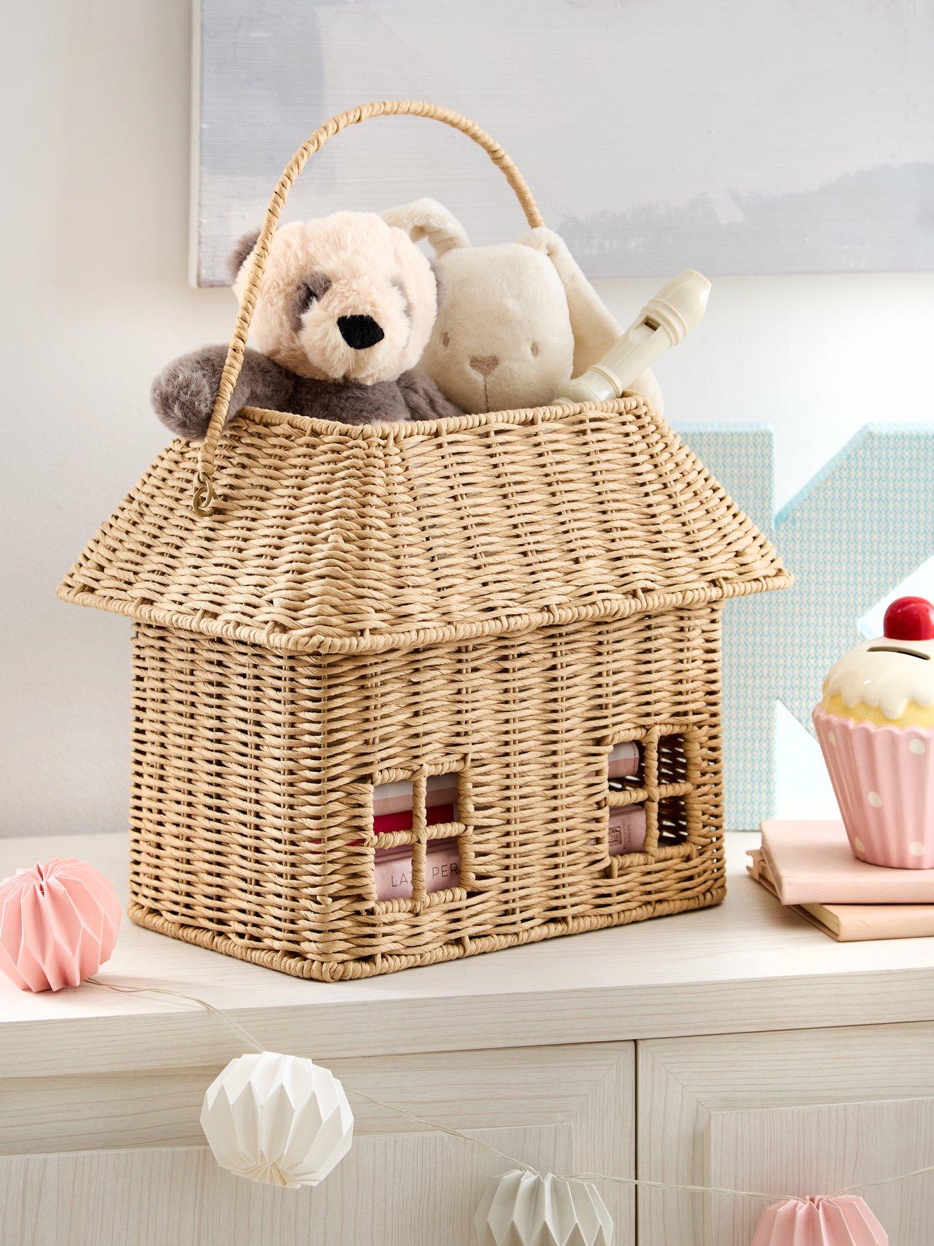 front image of the-very-collection-cottage-basket-with-handle