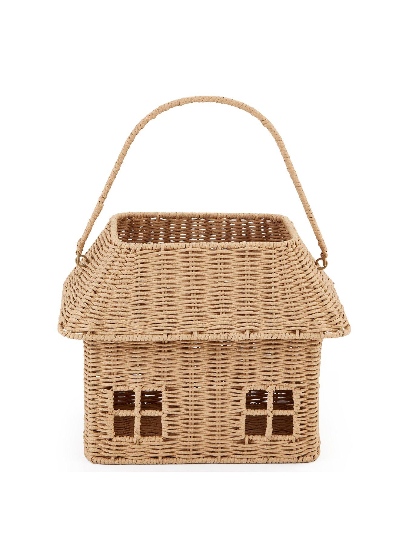 stillFront image of the-very-collection-cottage-basket-with-handle