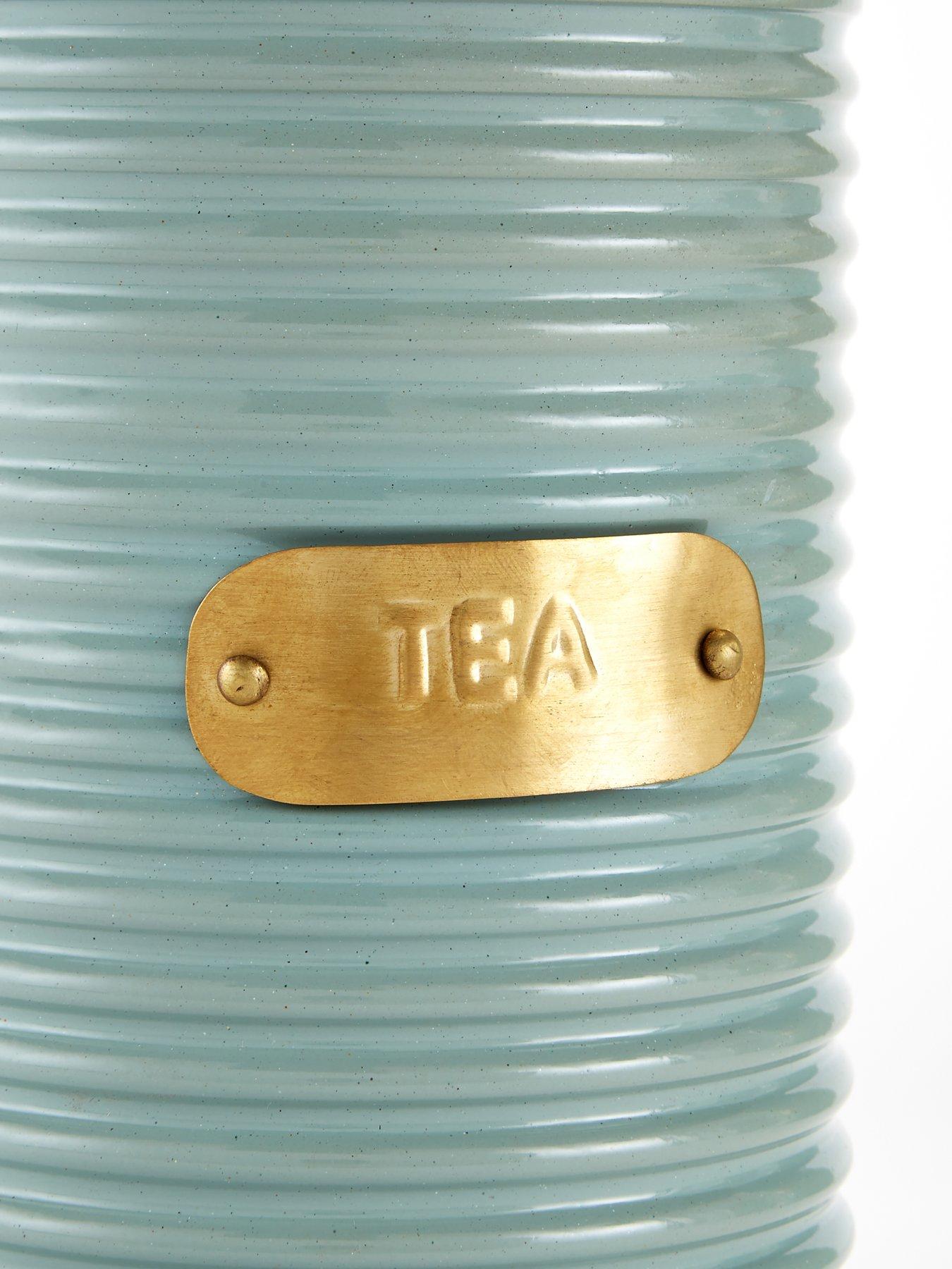  image of very-home-set-of-3-ribbed-teacoffeesugar-green-canister-vineyard-green-18-0117-tpg