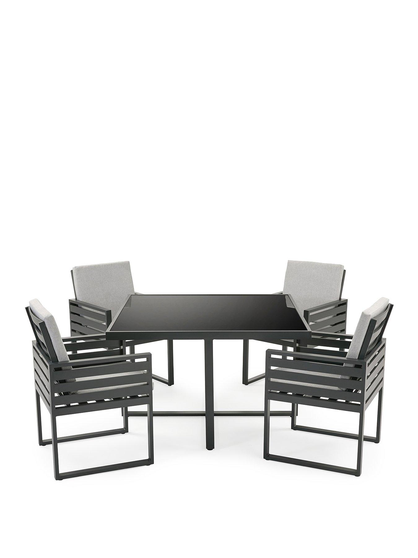 Image 2 of 8 of The Very Collection Cuba 4 Seater Cube Set