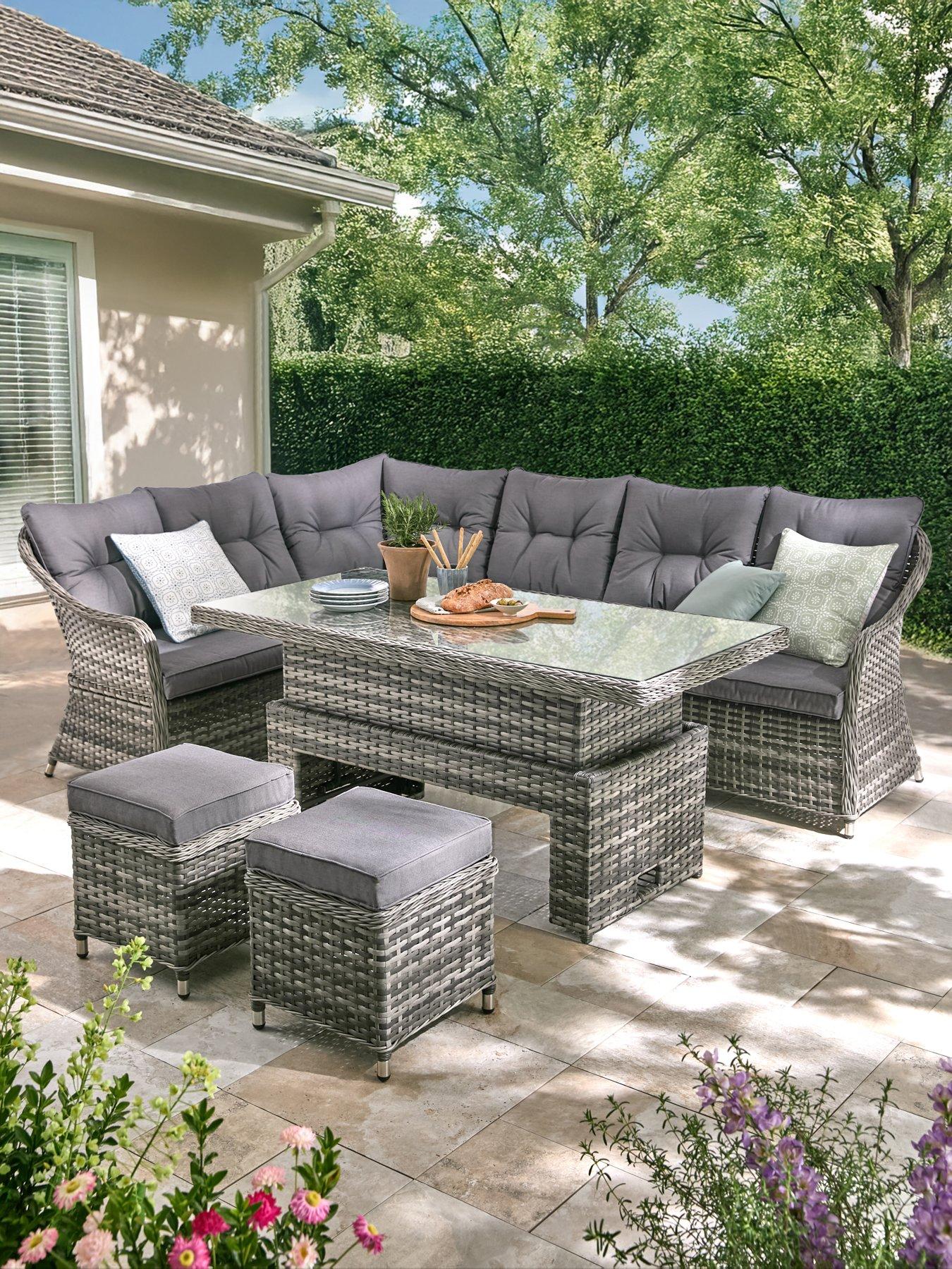 The Very Collection Florida Corner Set With Lift Up Table