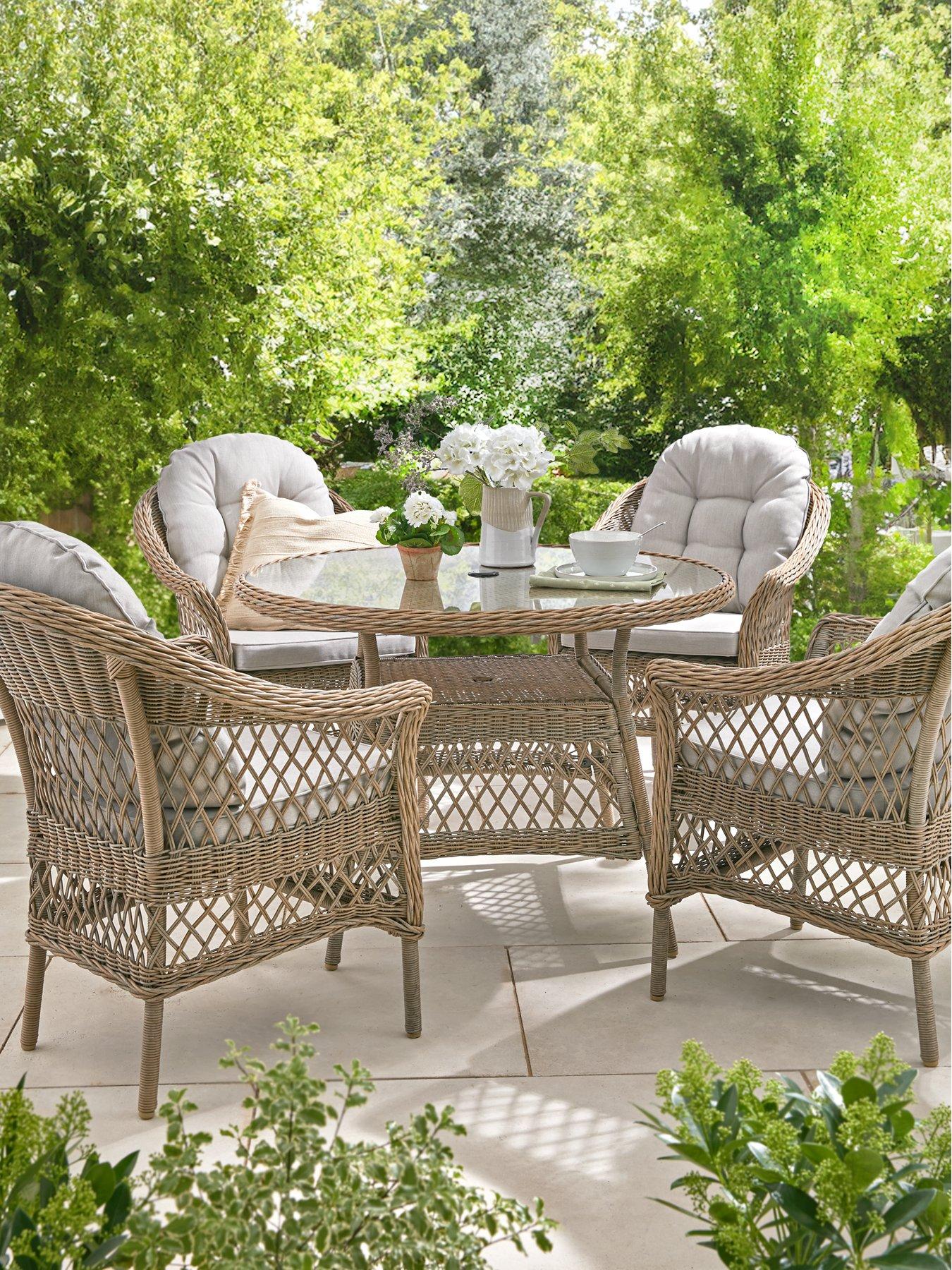  image of very-home-venice-4-seater-dining-set