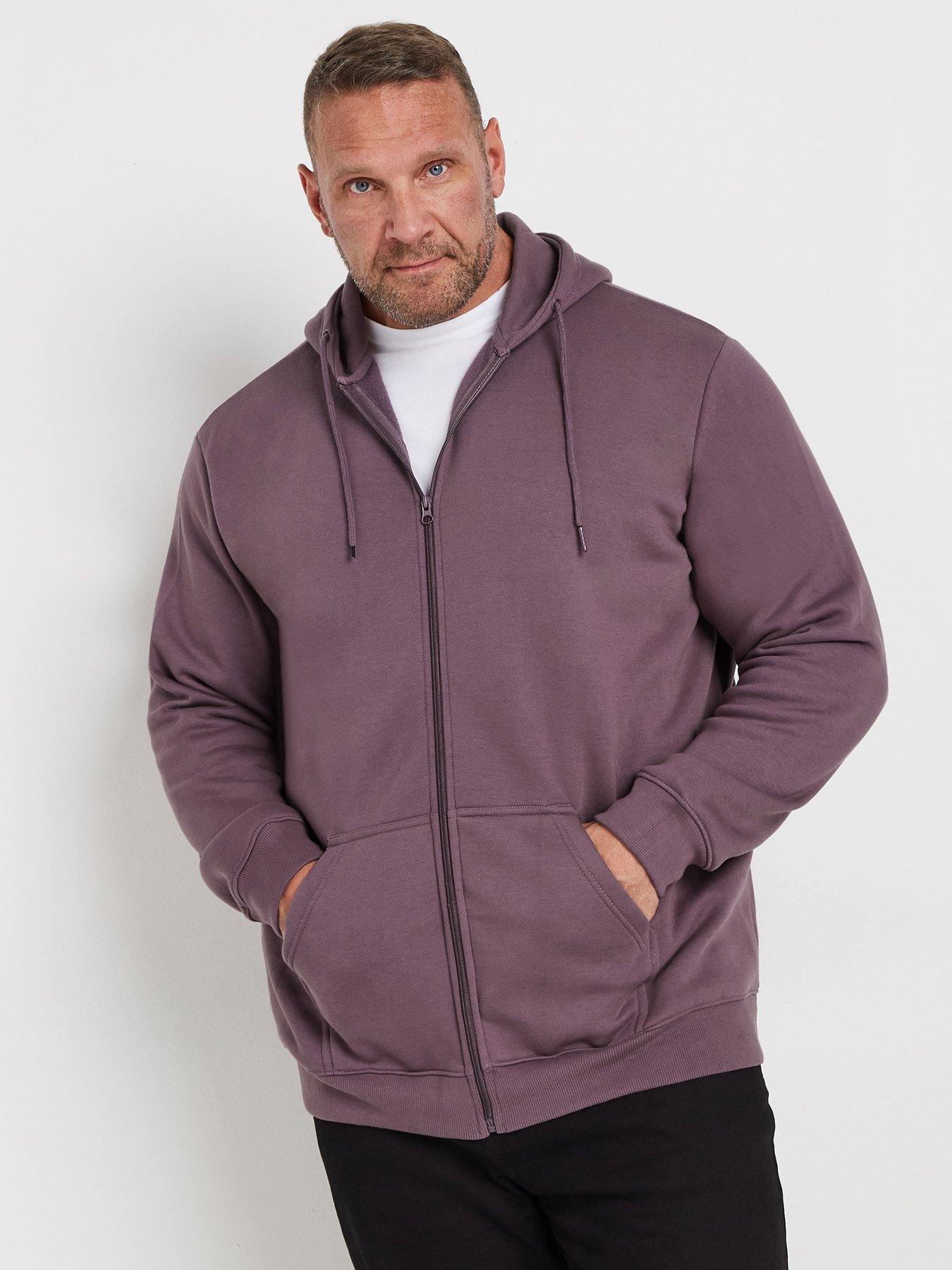  image of badrhino-zip-through-jacket-purple