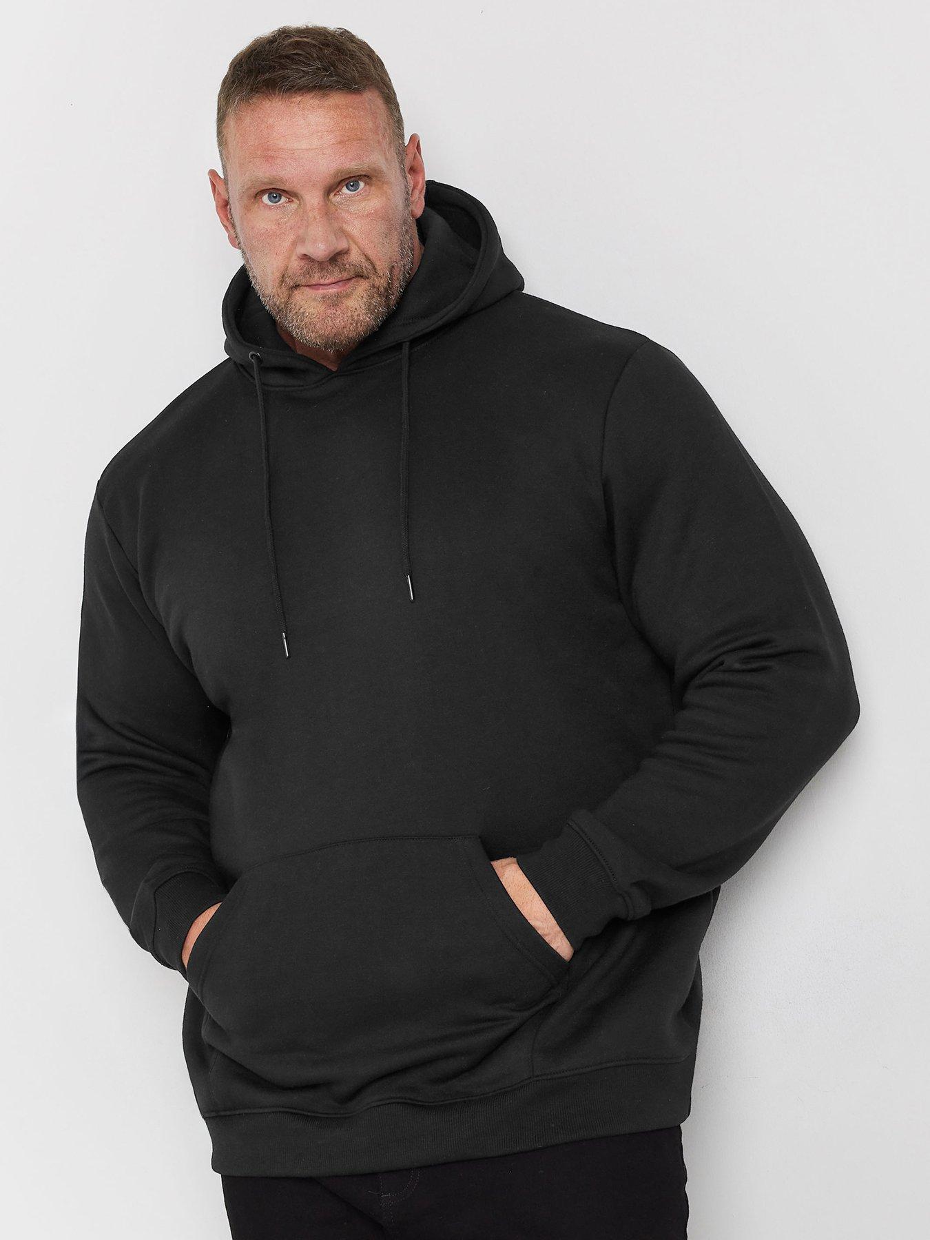 undefined Plain Hoodie - Black