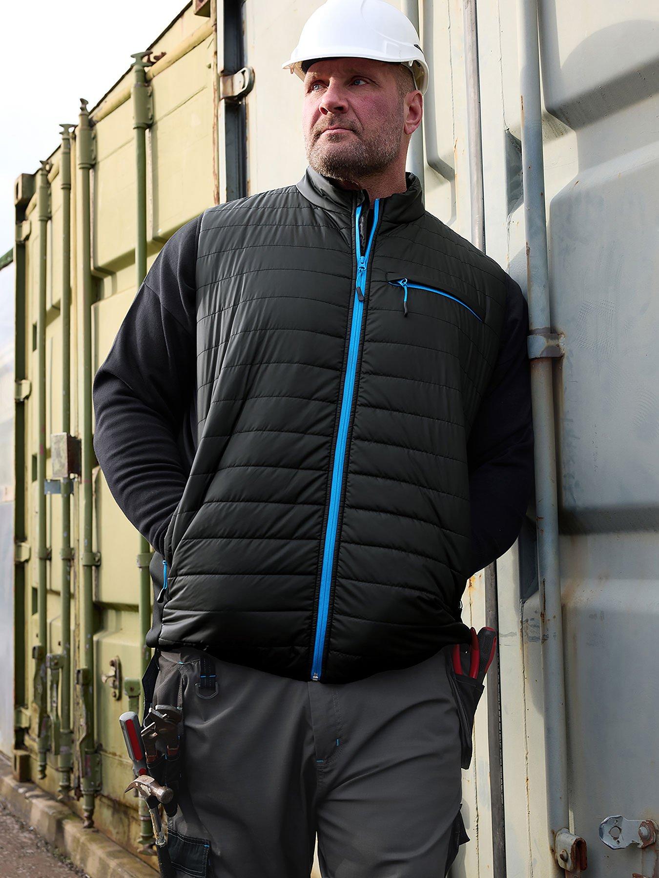 undefined Workwear Padded Front Gillet - Black