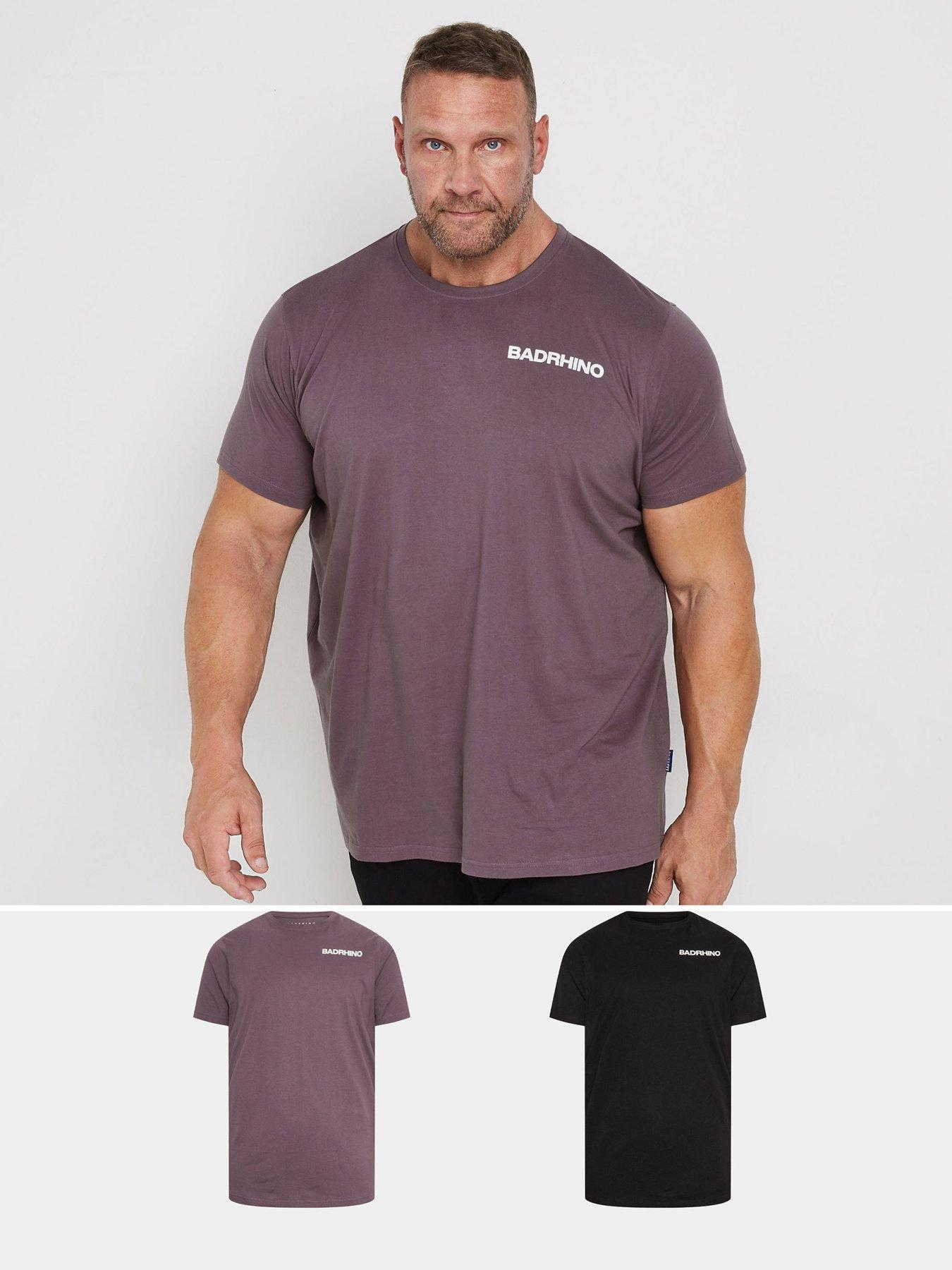  image of badrhino-badrhino2-pack-t-shirts-multi