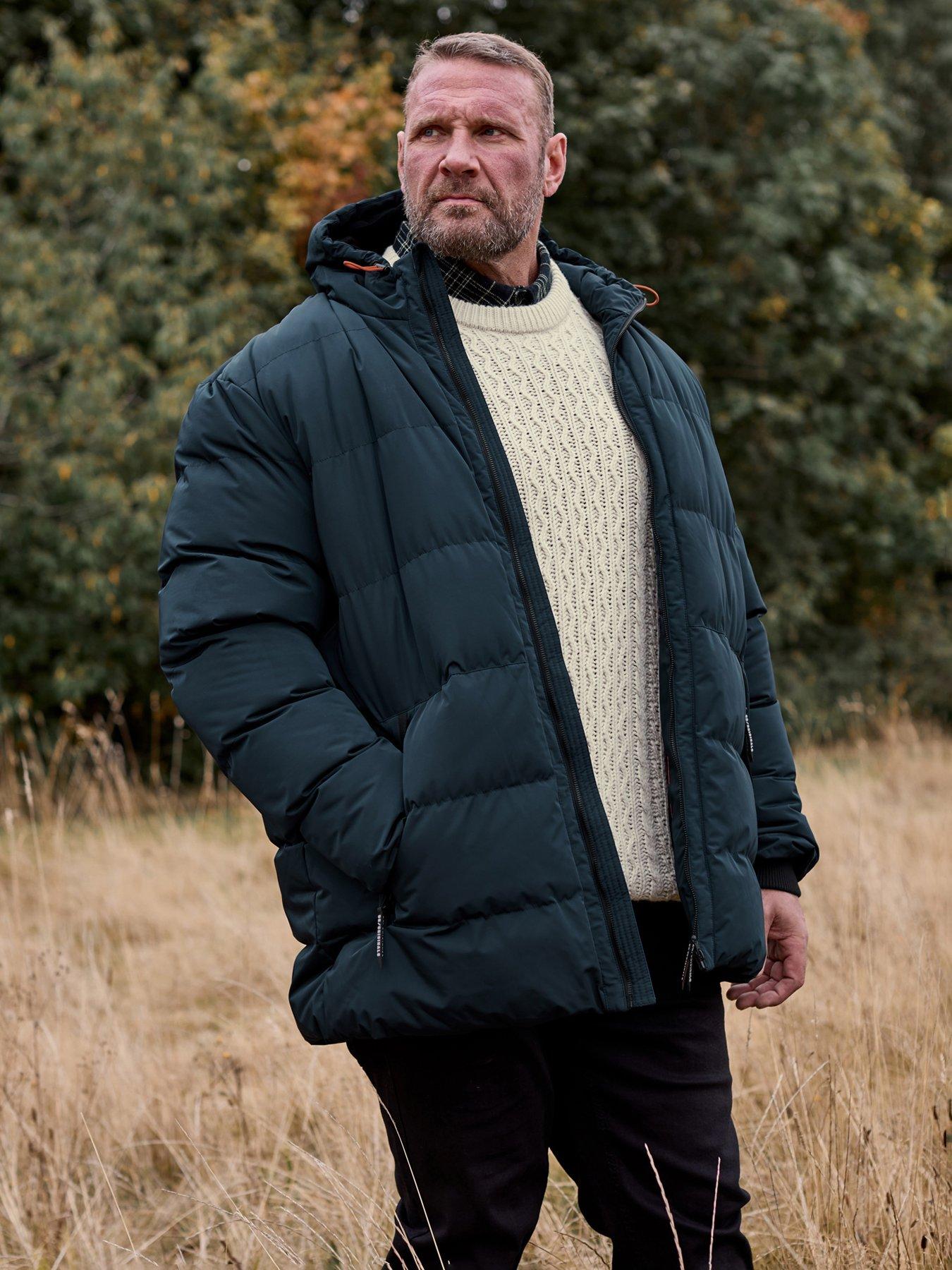 undefined Hooded Padded Coat - Blue
