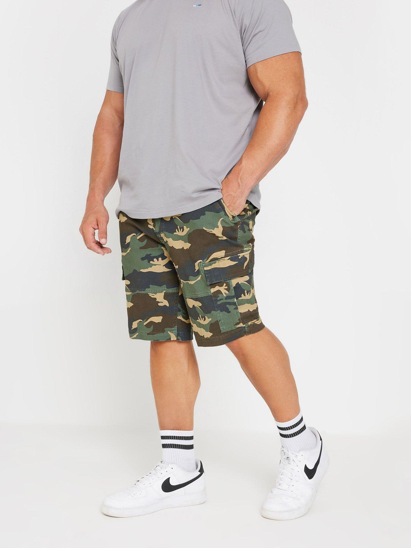 BadRhino Camo Cargo Shorts Littlewoods