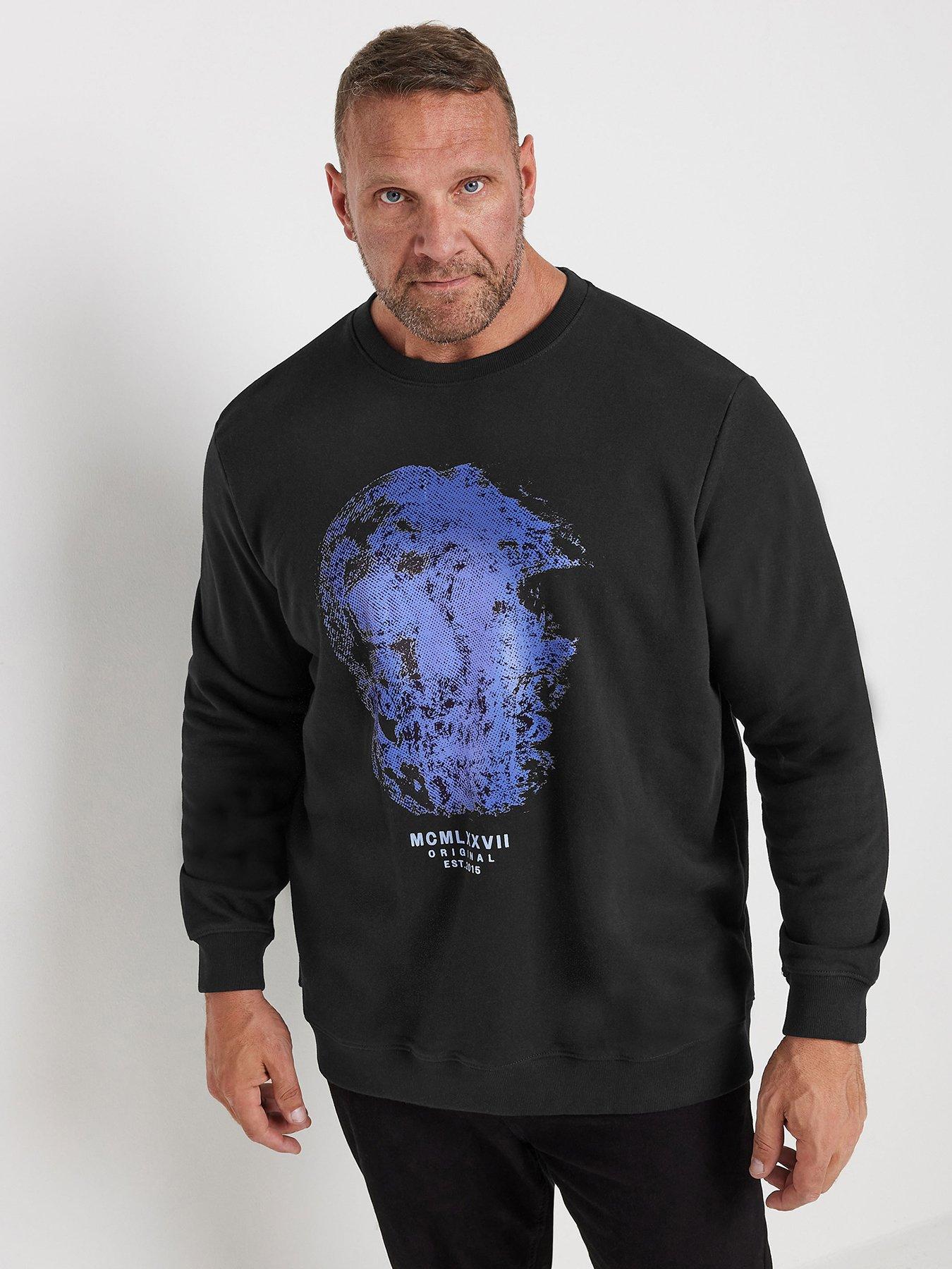 BadRhino Crewneck Sweatshirt Black Littlewoods