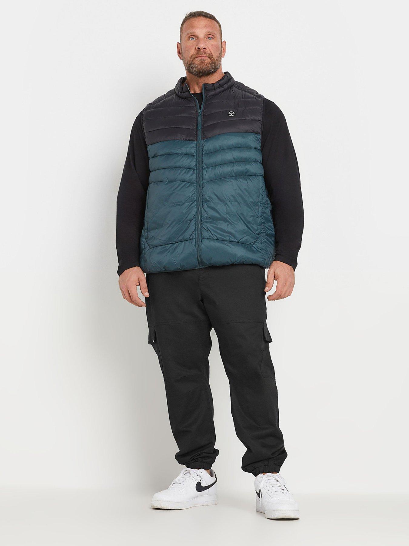  image of badrhino-big-amp-tall-cargo-trousers-34-black