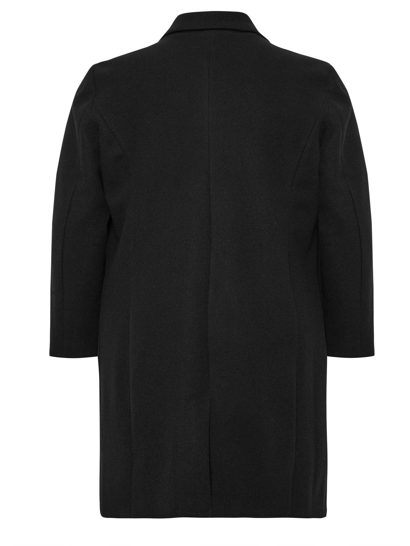  image of badrhino-luxe-overcoat-black