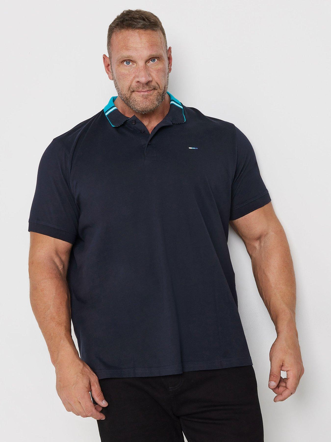 undefined Jacquard Polo Shirt - Blue