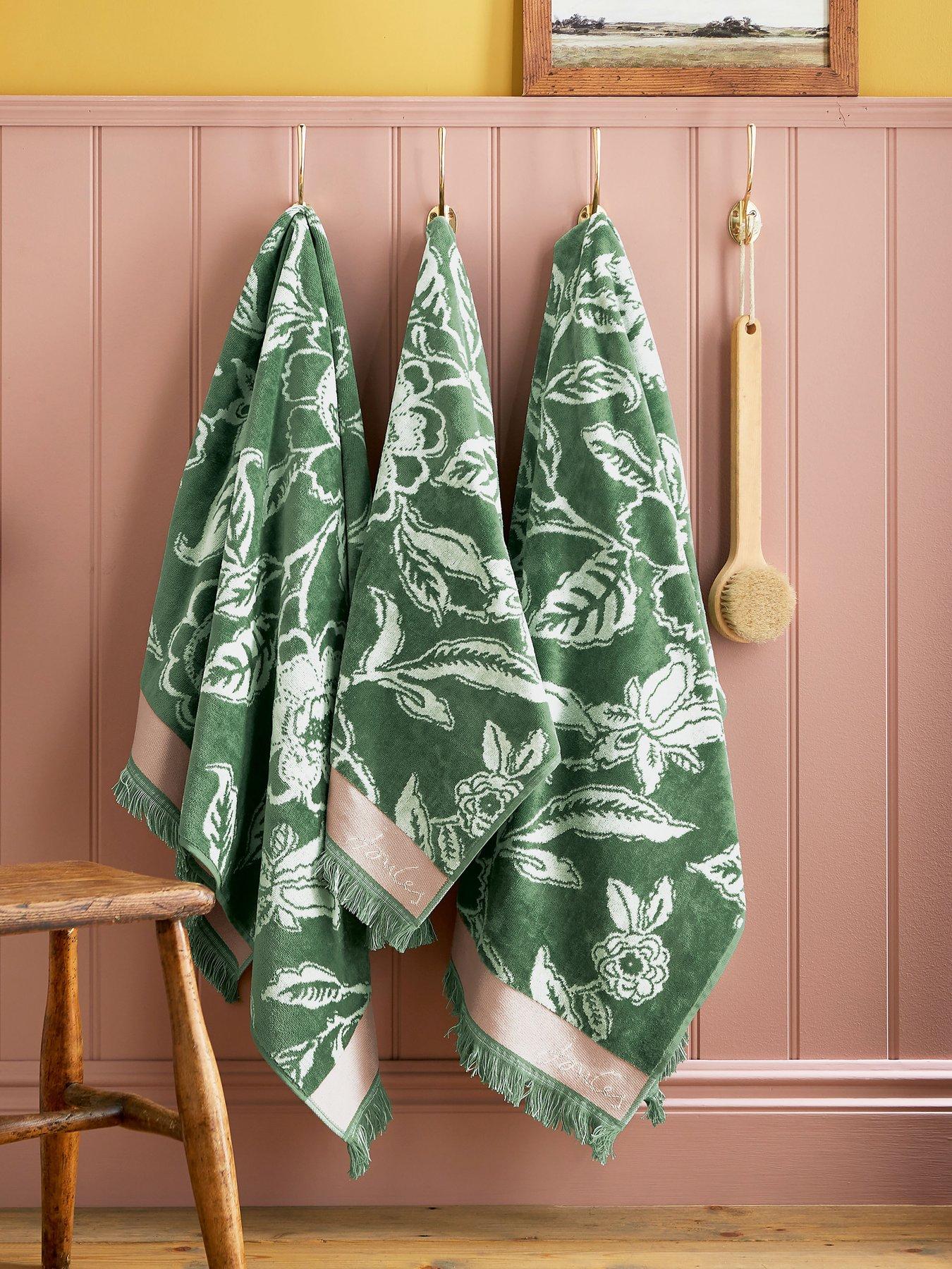 joules-juliette-100-cotton-percale-towels-hand-green