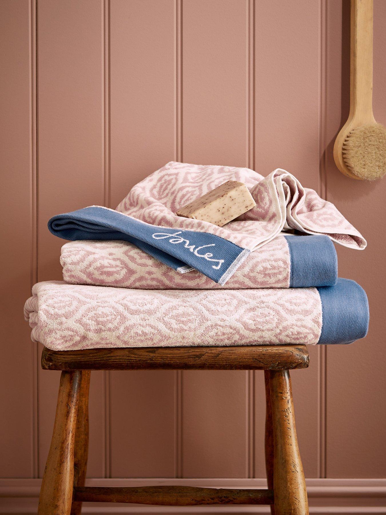 joules-leaf-trellis-100-cotton-towels-hand-pink