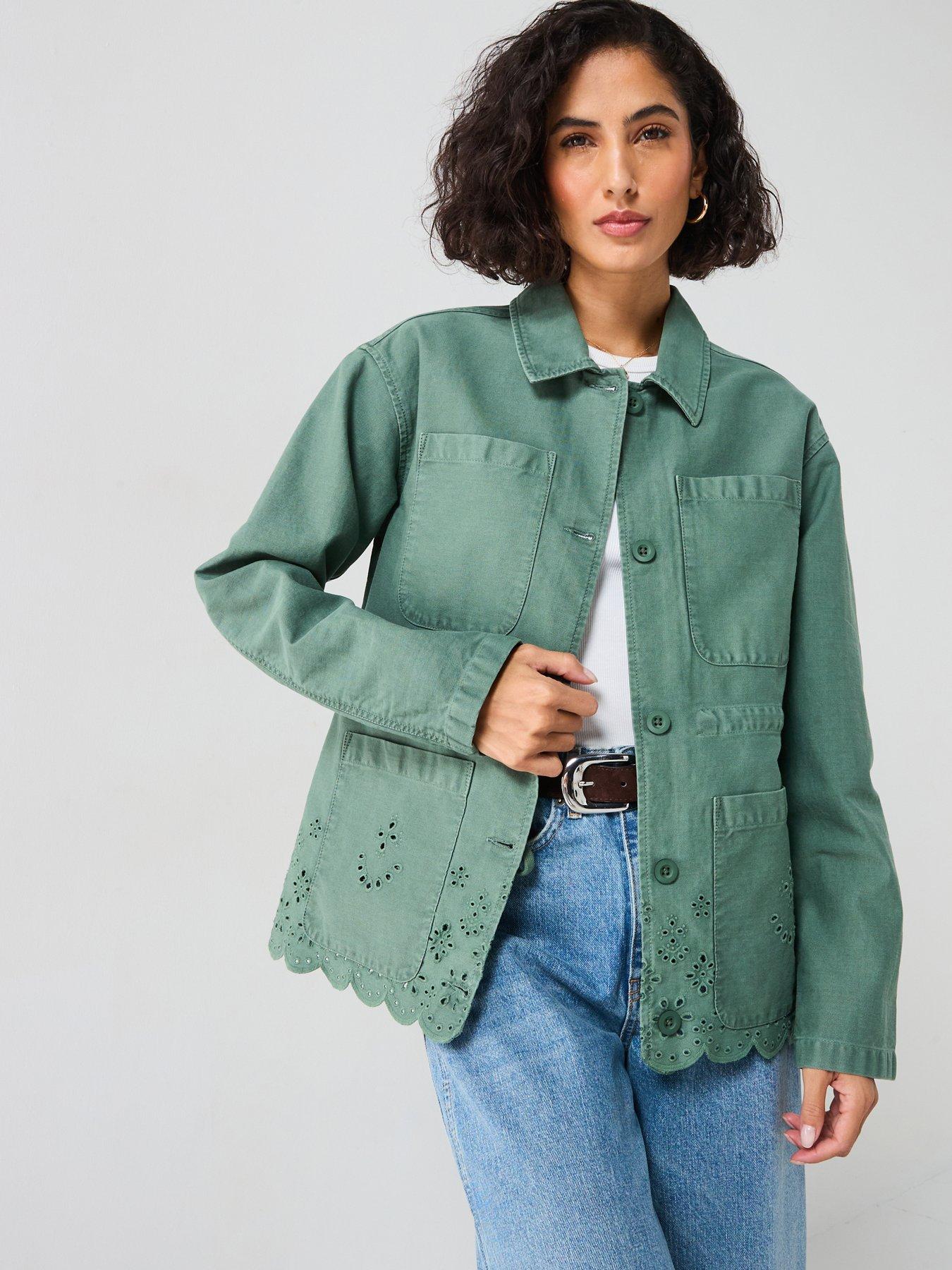 v-by-very-cutwork-utility-jacket-khaki