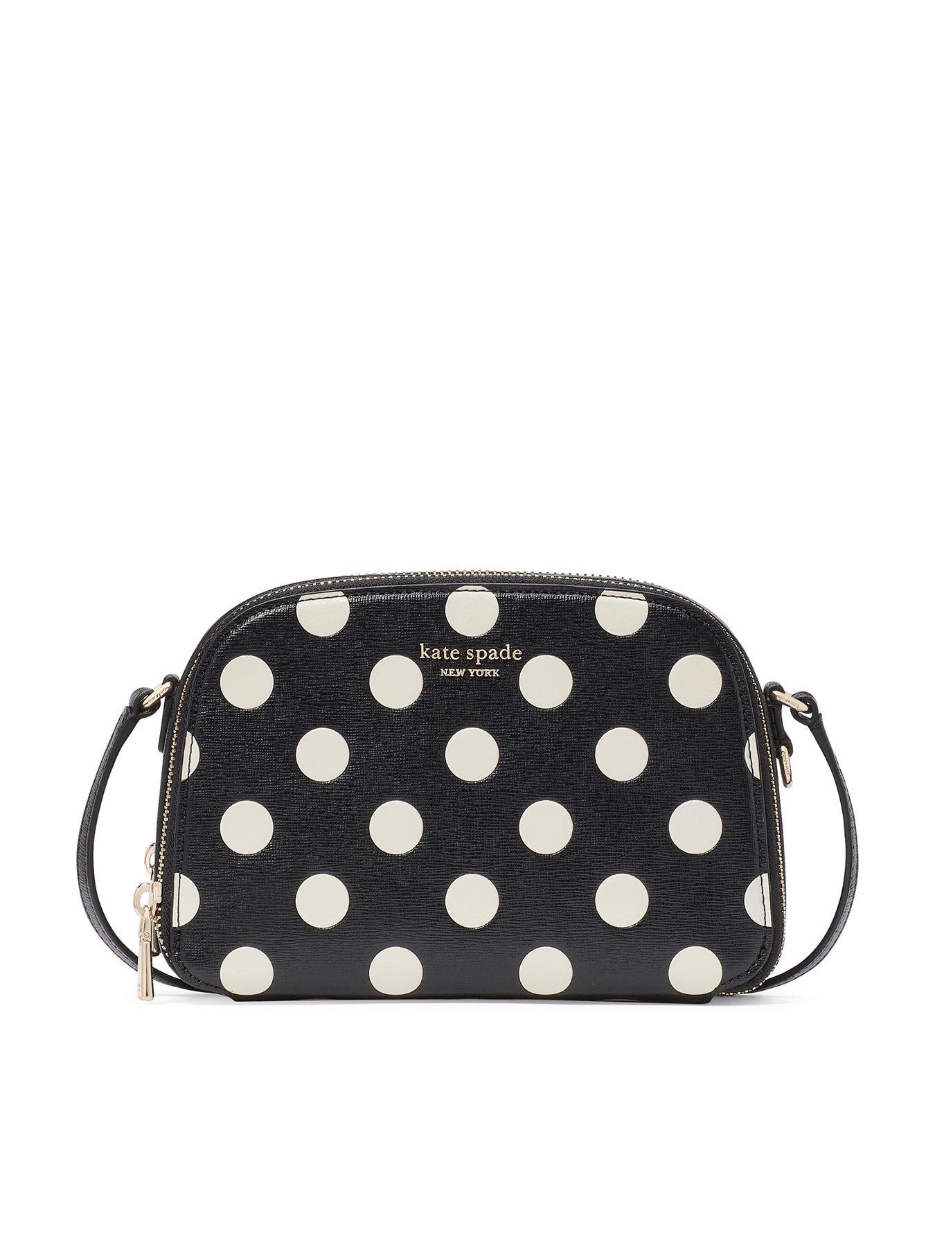  image of kate-spade-new-york-devin-breezy-dot-embossed-saffiano-leather-double-zip-dome-crossbody
