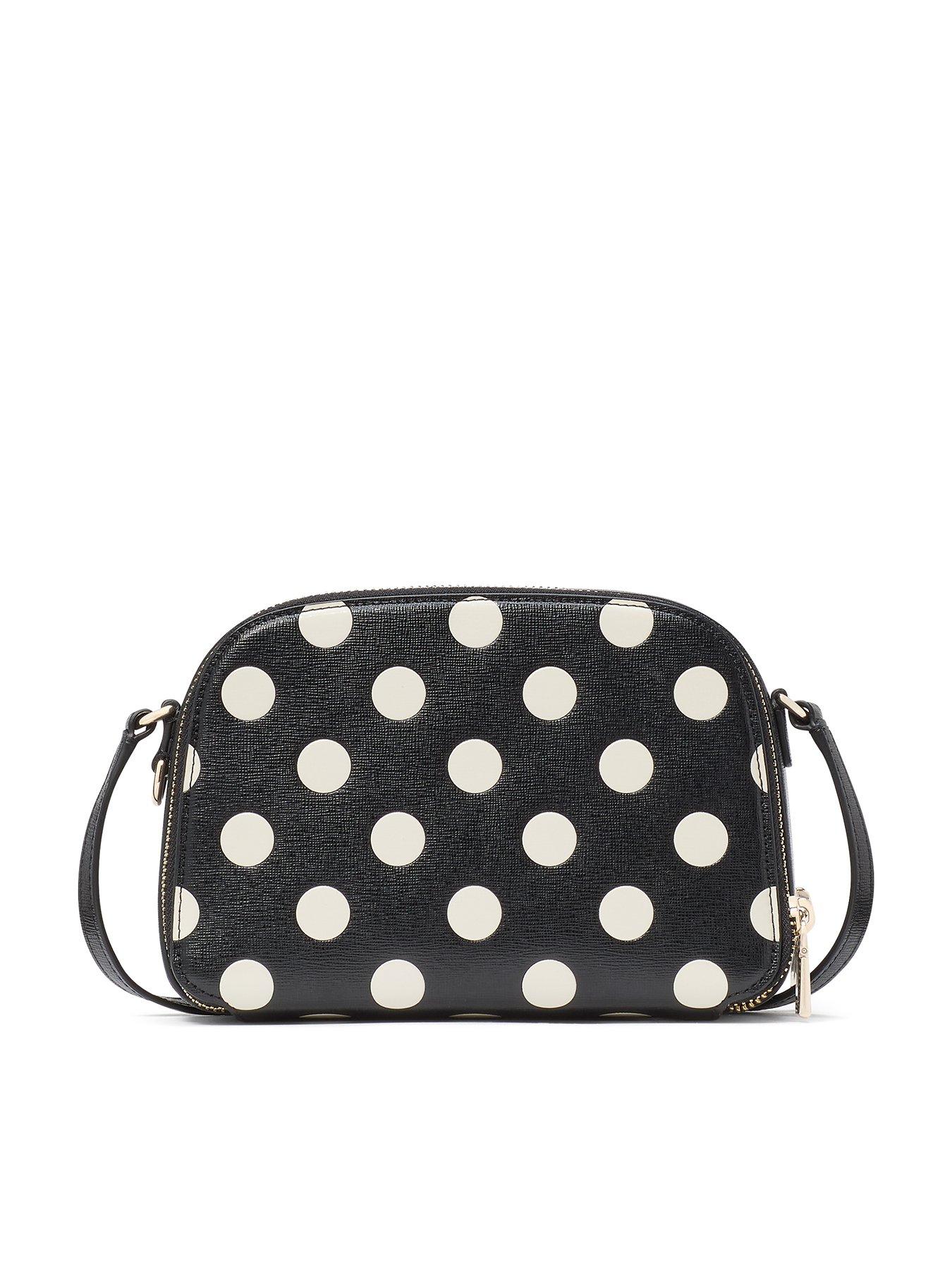  image of kate-spade-new-york-devin-breezy-dot-embossed-saffiano-leather-double-zip-dome-crossbody