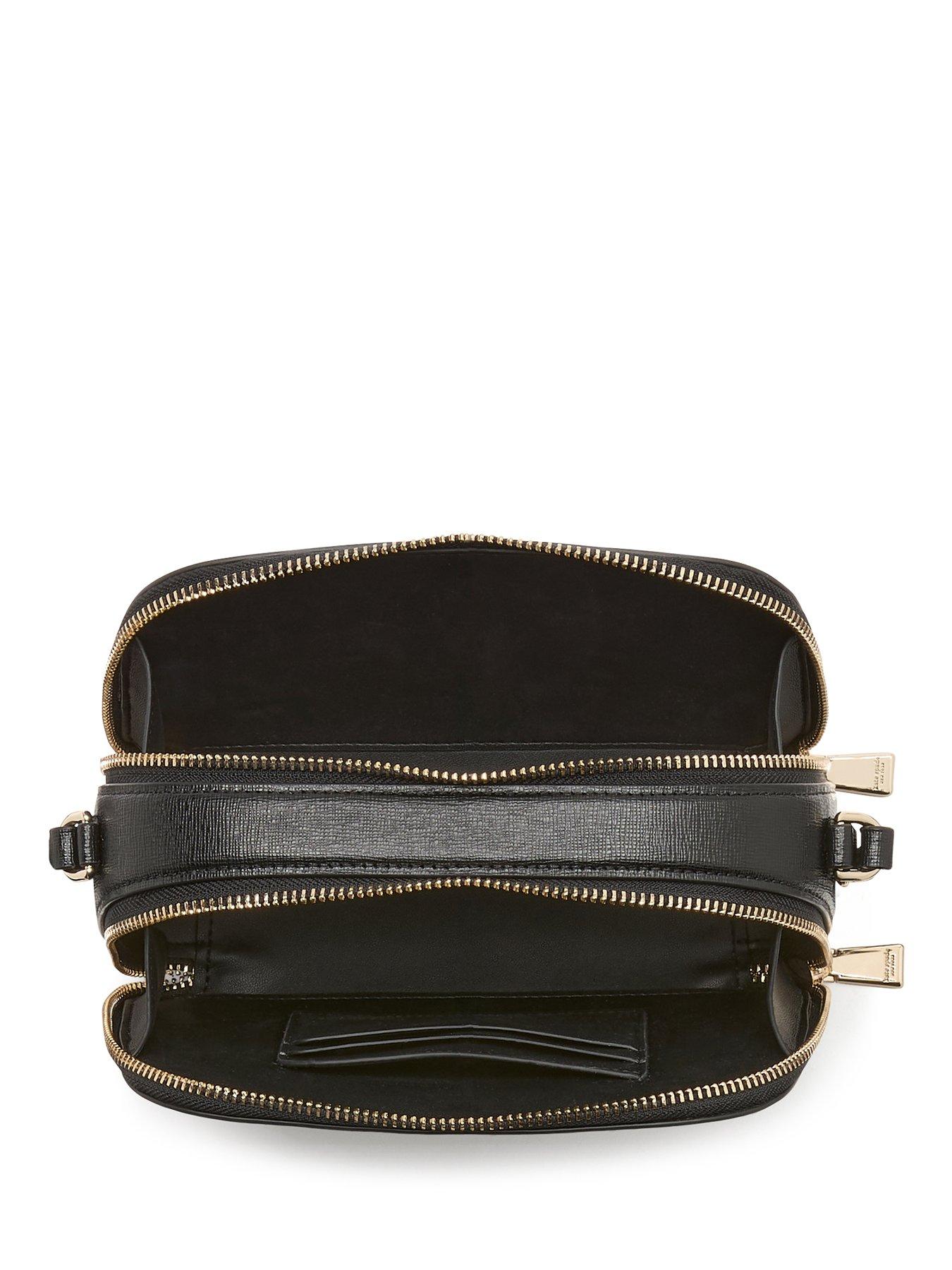  image of kate-spade-new-york-devin-breezy-dot-embossed-saffiano-leather-double-zip-dome-crossbody