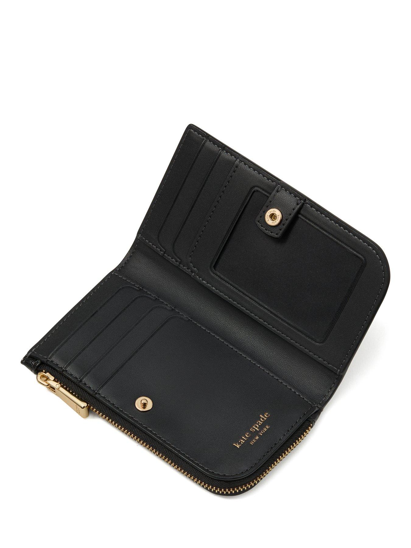 Image 2 of 4 of Kate Spade New York Devin Saffiano Leather Small Slim Bifold Wallet