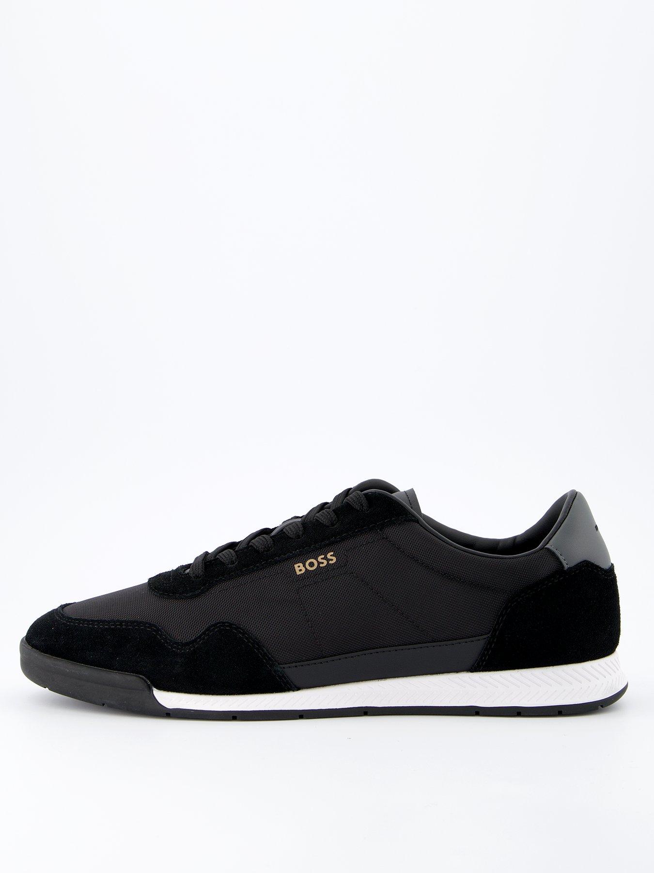boss-titanium-suedeleather-lace-trainers--blackwhite