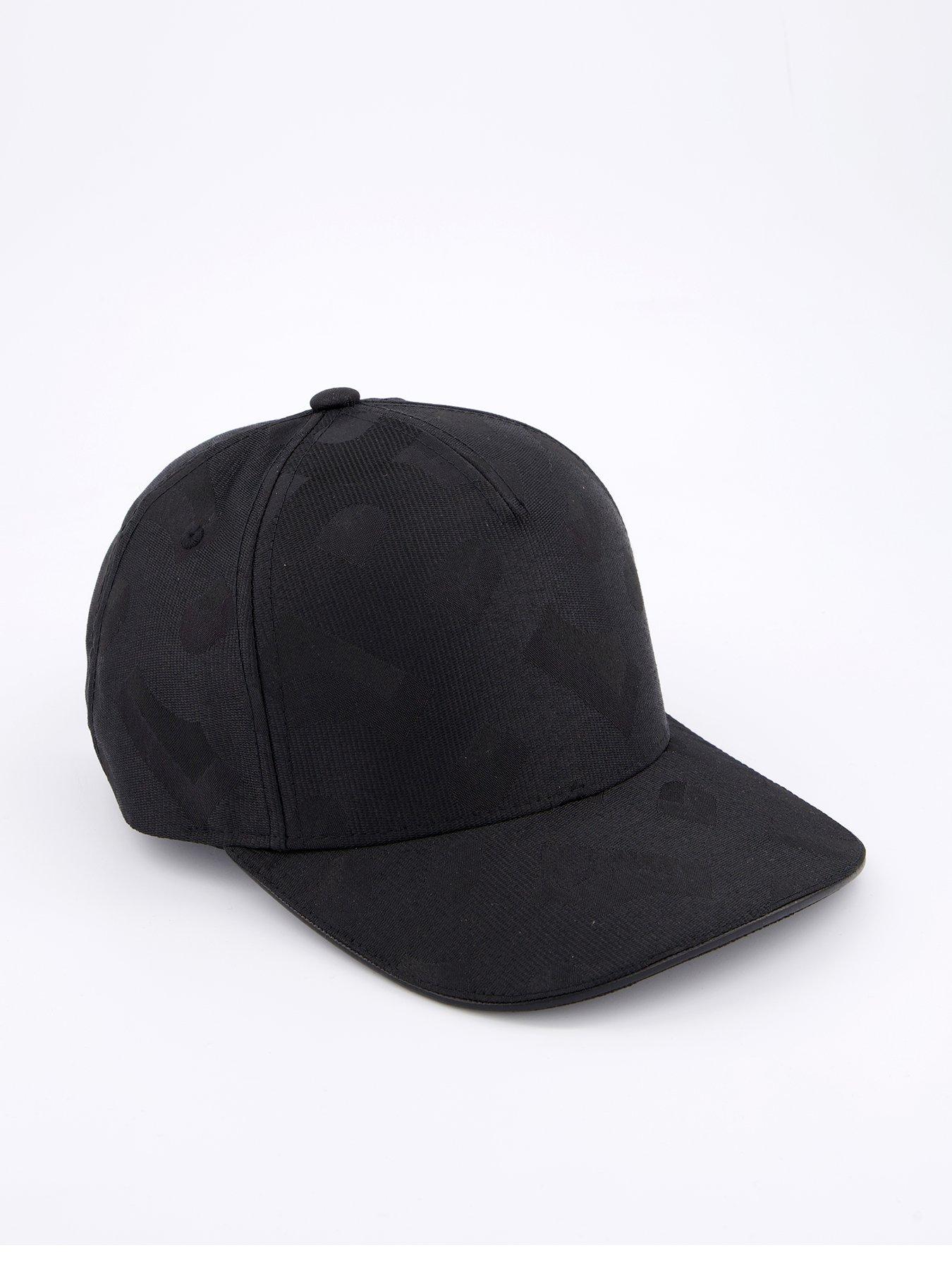 undefined Sevile-m Monogram Baseball Cap- Black