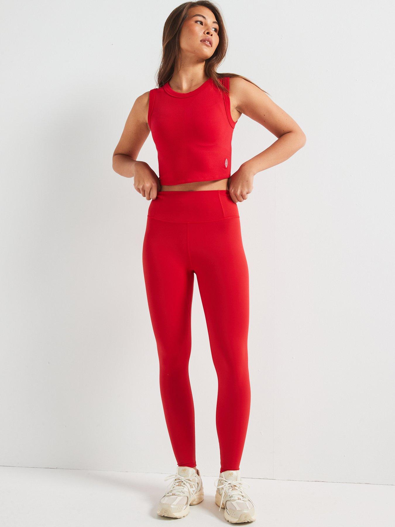  image of fp-movement-womens-training-throw-muscle-tank-red