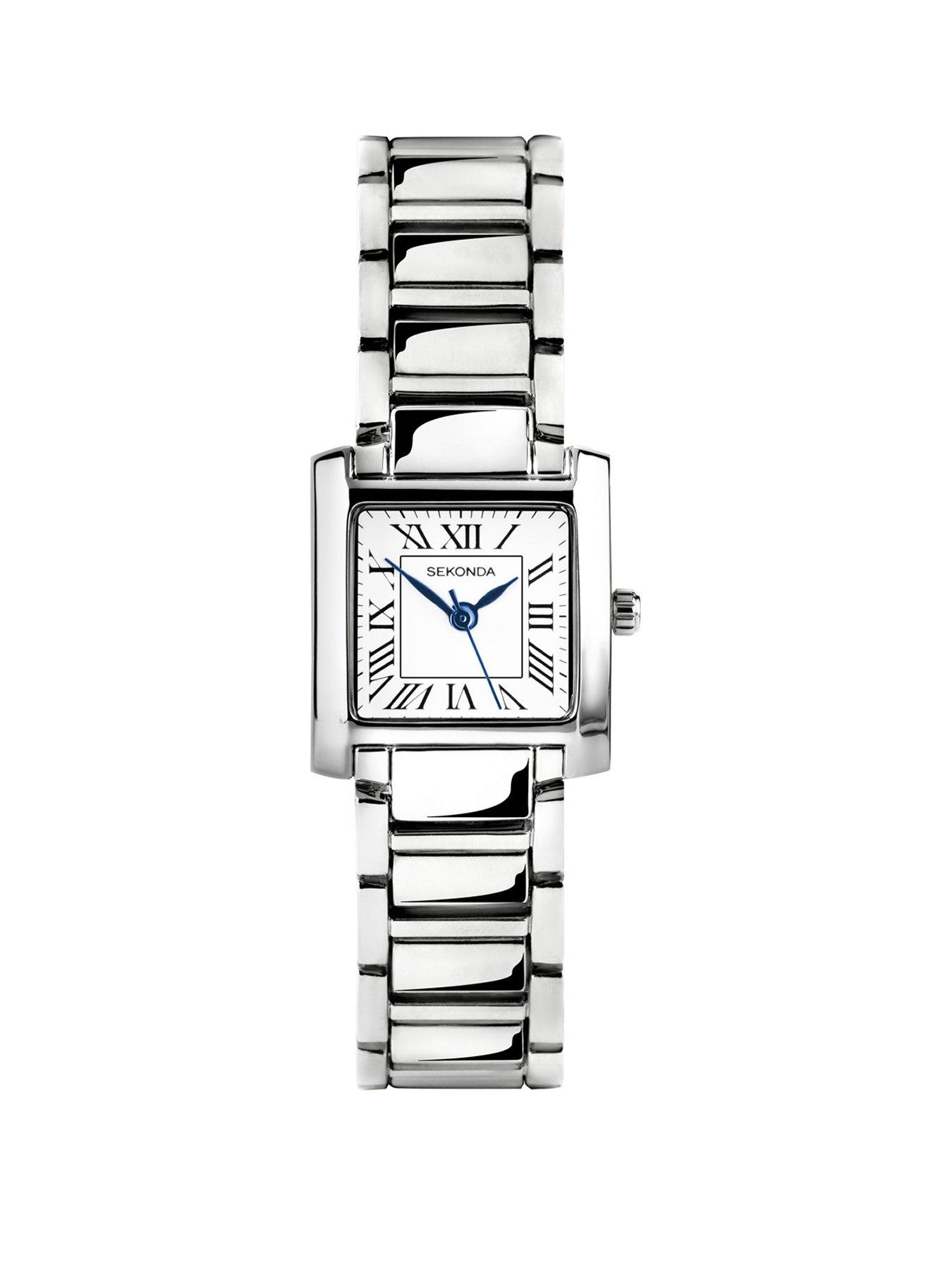 image of sekonda-womens-montreal-silver-alloy-bracelet-with-white-dial-analogue-watch